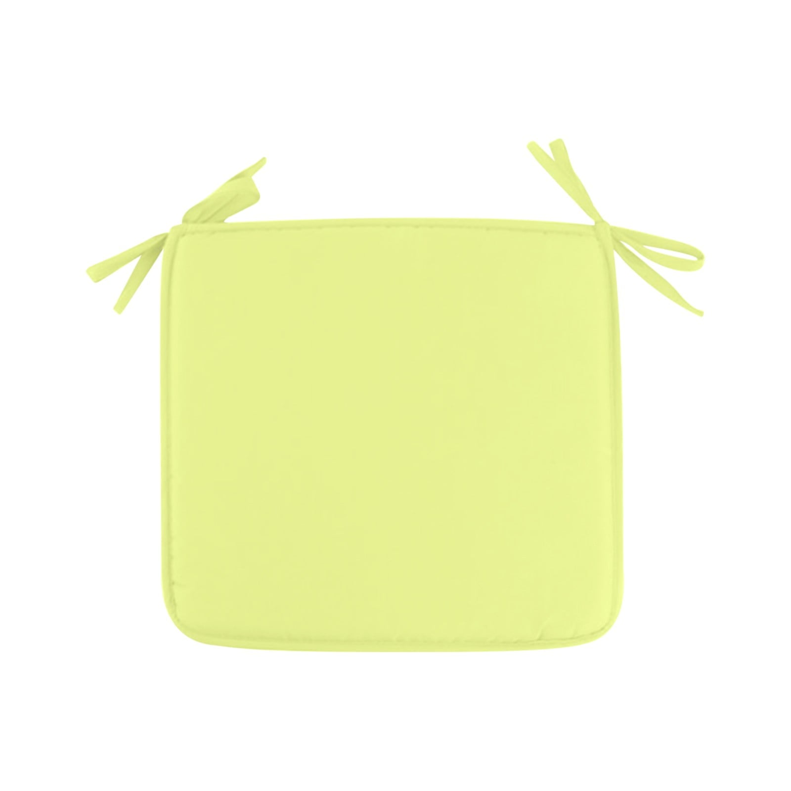 Clearance! JWDX Cushion, Dining Chair Cushion, Clearance Square Strap Garden Chair Pads Seat Cushion for Outdoor Bistros Stool Patio Dining Room Yellow