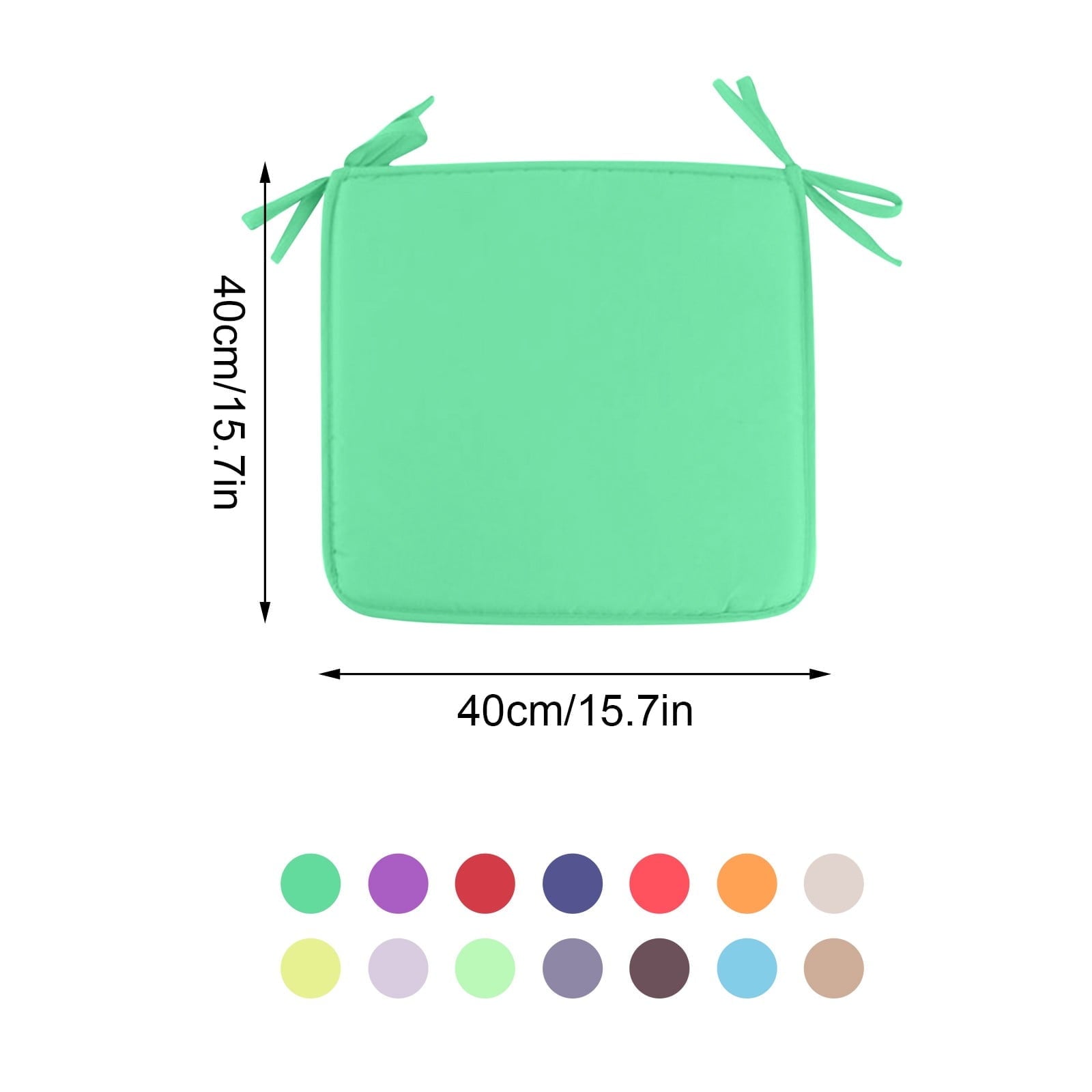 Clearance! JWDX Cushion, Dining Chair Cushion, Clearance Square Strap Garden Chair Pads Seat Cushion for Outdoor Bistros Stool Patio Dining Room Yellow