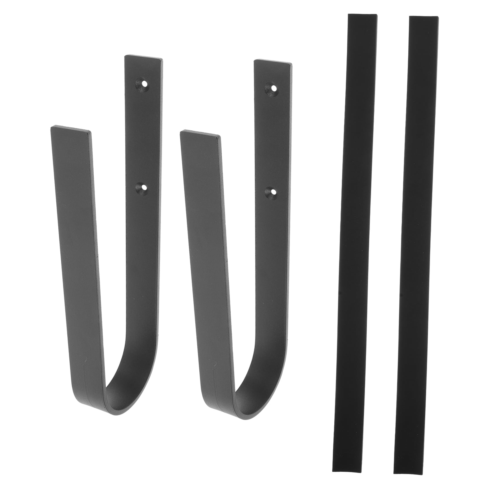 SWETRACE 1Set Iron Surfboard Hanging Hook Deep Gray Simple Design for Sports Equipment Wall Storage 11.8x3.1x1.1in