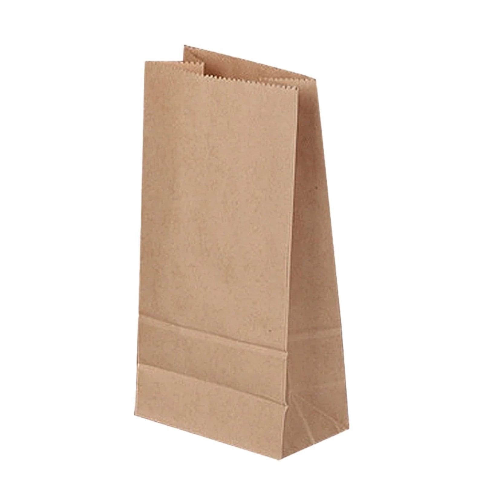 Brown Paper Lunch Bags,Extra Small Brown Kraft Paper Bags ,Wedding & Party Favors, Lunch & Grocery Bags - 50 per Pack 3.54" x 2.16" x 7.08" Khaki