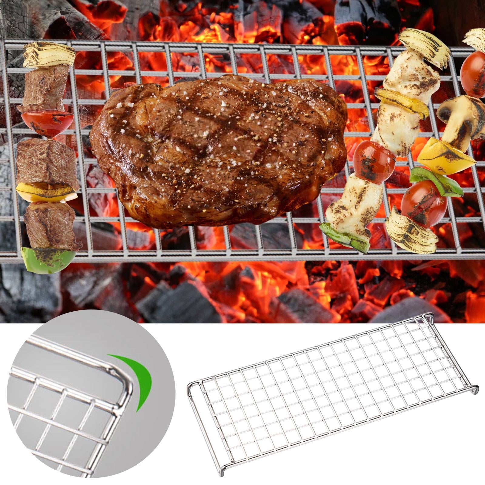 Cooling Rack, Stainless Steel Mini Cooling Rack for Baking, 9.4×3.5×0.8 inch, Metal Cake Rack, Cooling Rack for Small Baking Trays and Toasters, Non-Toxic & Rustproof