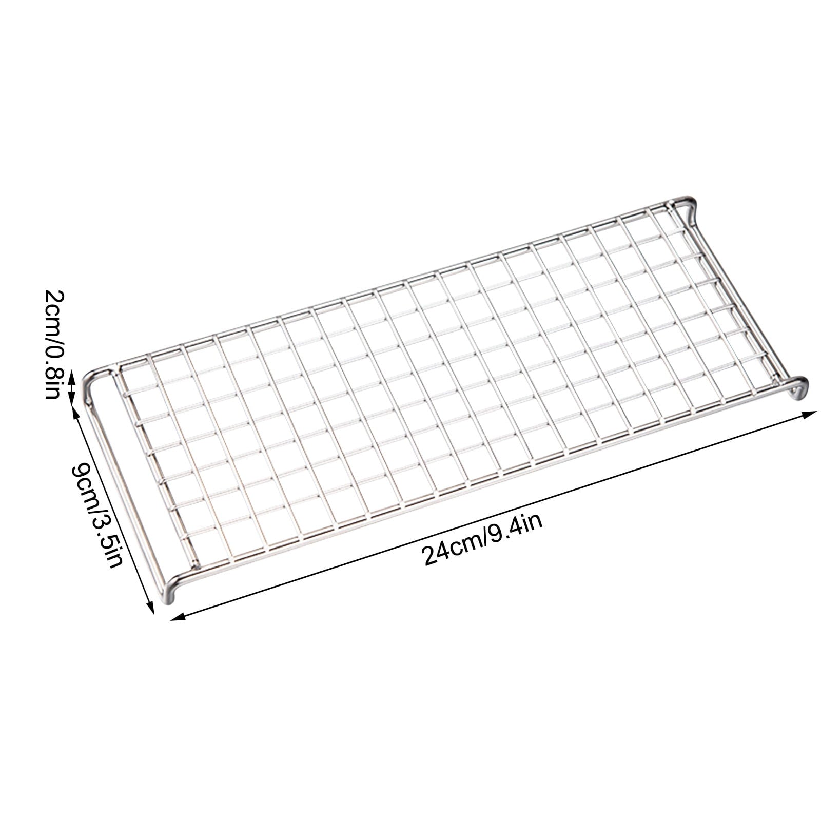 Cooling Rack, Stainless Steel Mini Cooling Rack for Baking, 9.4×3.5×0.8 inch, Metal Cake Rack, Cooling Rack for Small Baking Trays and Toasters, Non-Toxic & Rustproof