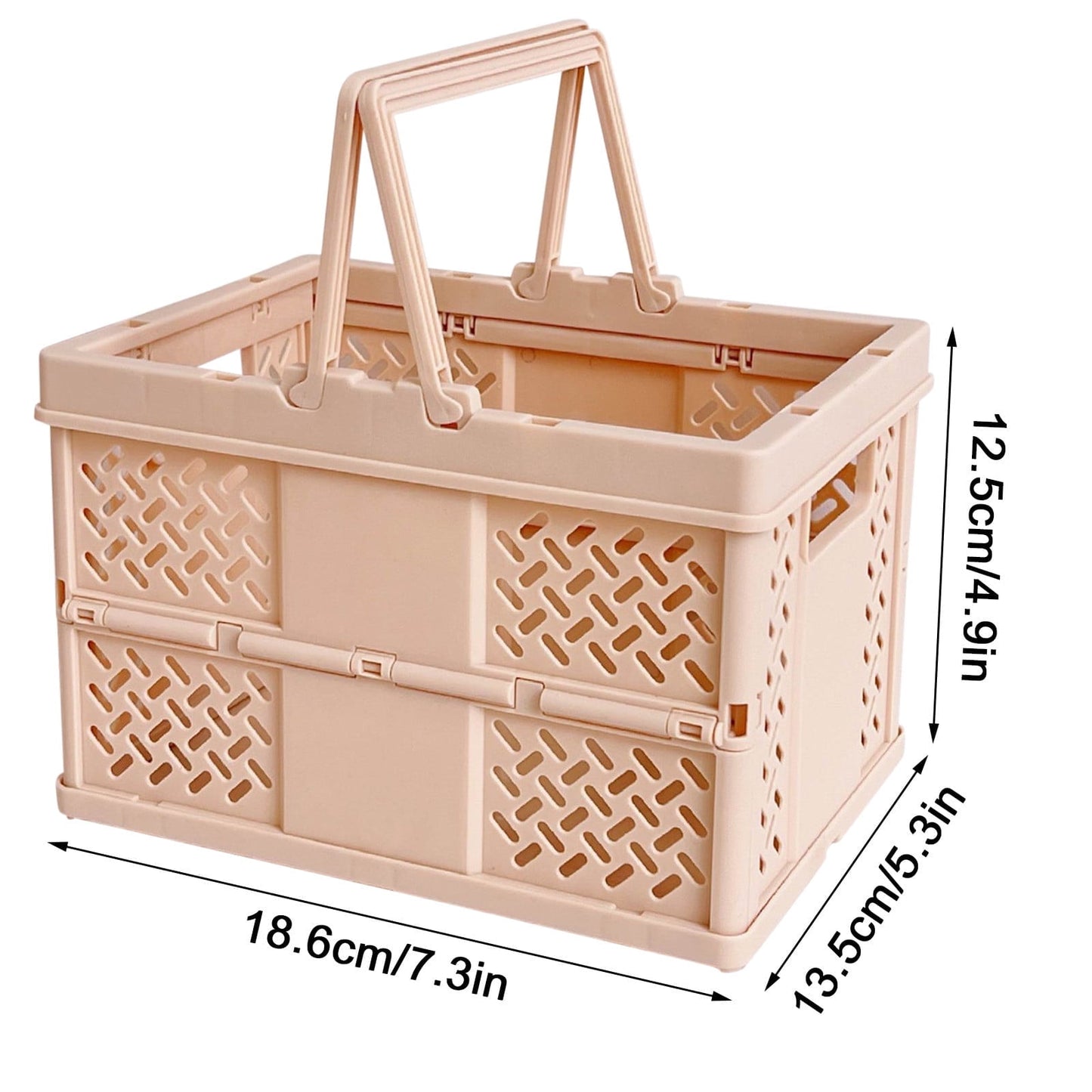 Large Picnic Basket, Collapsible Picnic Basket, Basket With Handle, Beach Picnic Basket, For Home, Kitchen, Camping, Picnic, Beach, Shopping Green