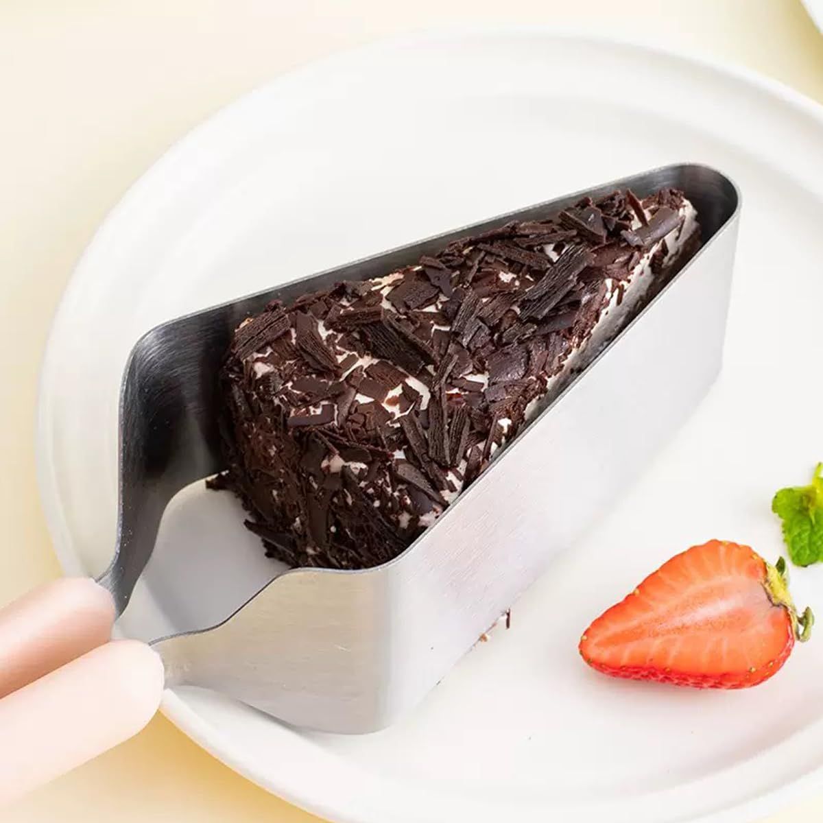 Cake Cutter, Stainless Steel Cake Knife and Server with Double Handle, Adjustable Cake Slicer for Cake Server, Pie Server,