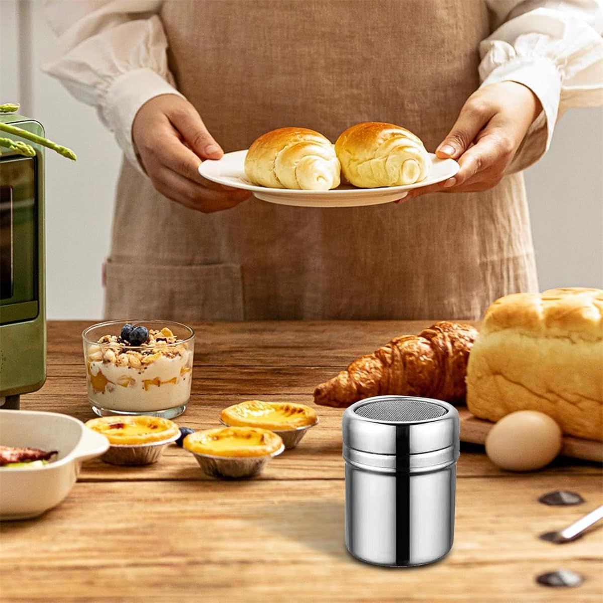 Stainless Steel Chocolate/Icing Sugar/Cocoa Powder/ Shaker