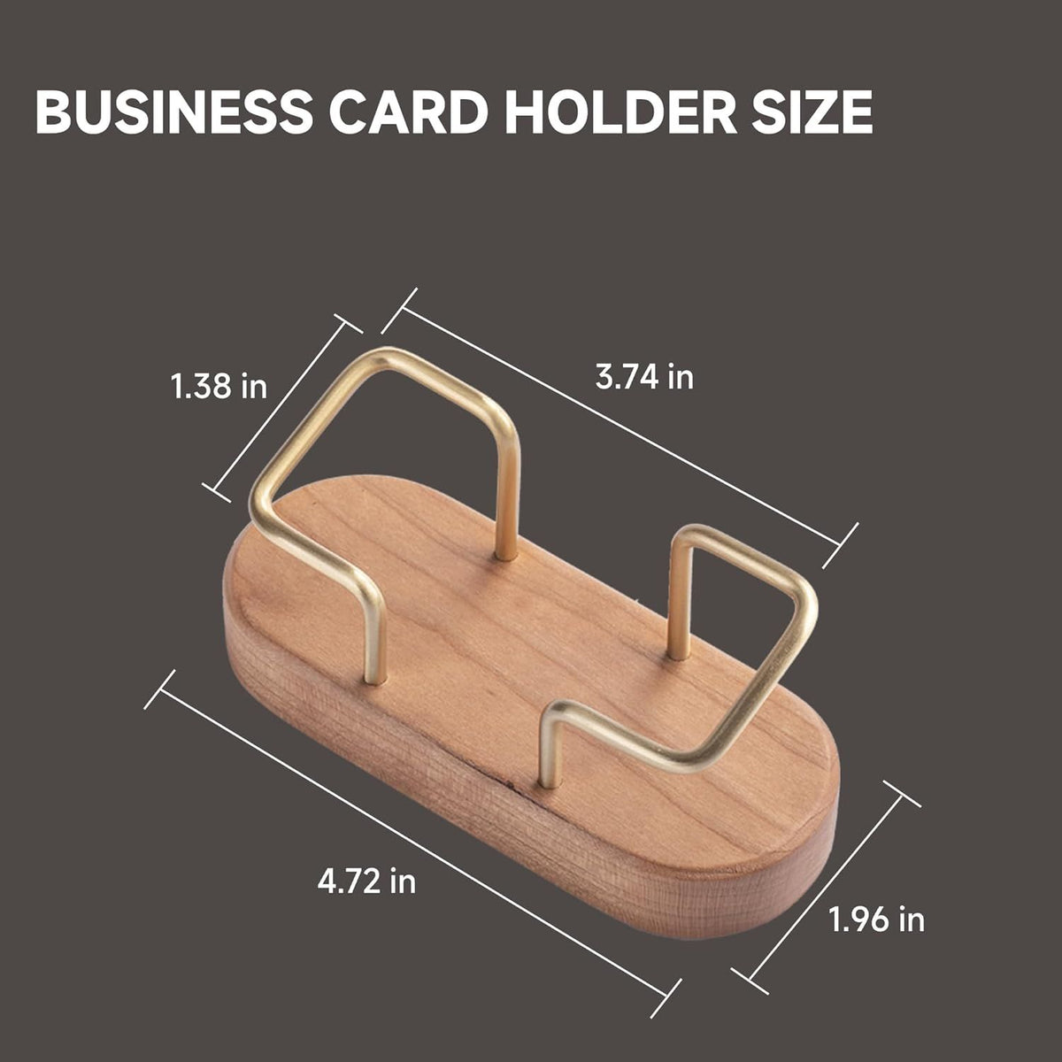 muso wood Business Card Holder for Desk