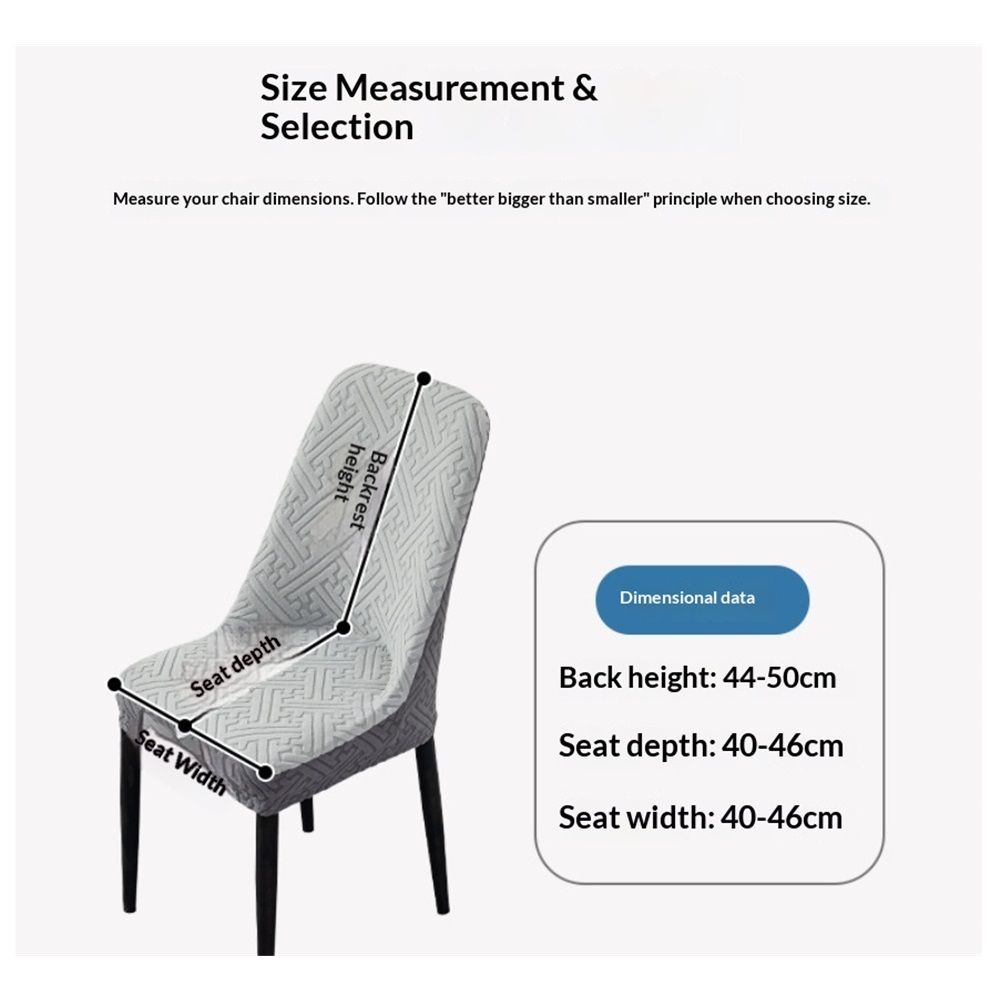 Stretch Dining Room Chair Covers Set of 4, Removable Washable Dining Chair Slipcovers for Dining Chairs, Dining Room, Hotel, Ceremony