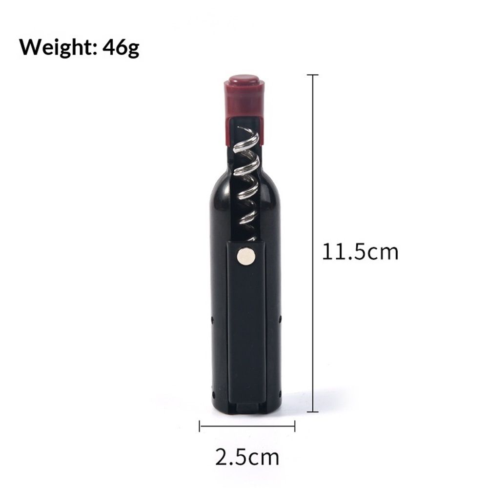 2 pack Magnetic Wine Bottle Corkscrew, Wine Opener Portable Screw Corkscrew Multifunction Wine Bottle Opener Black
