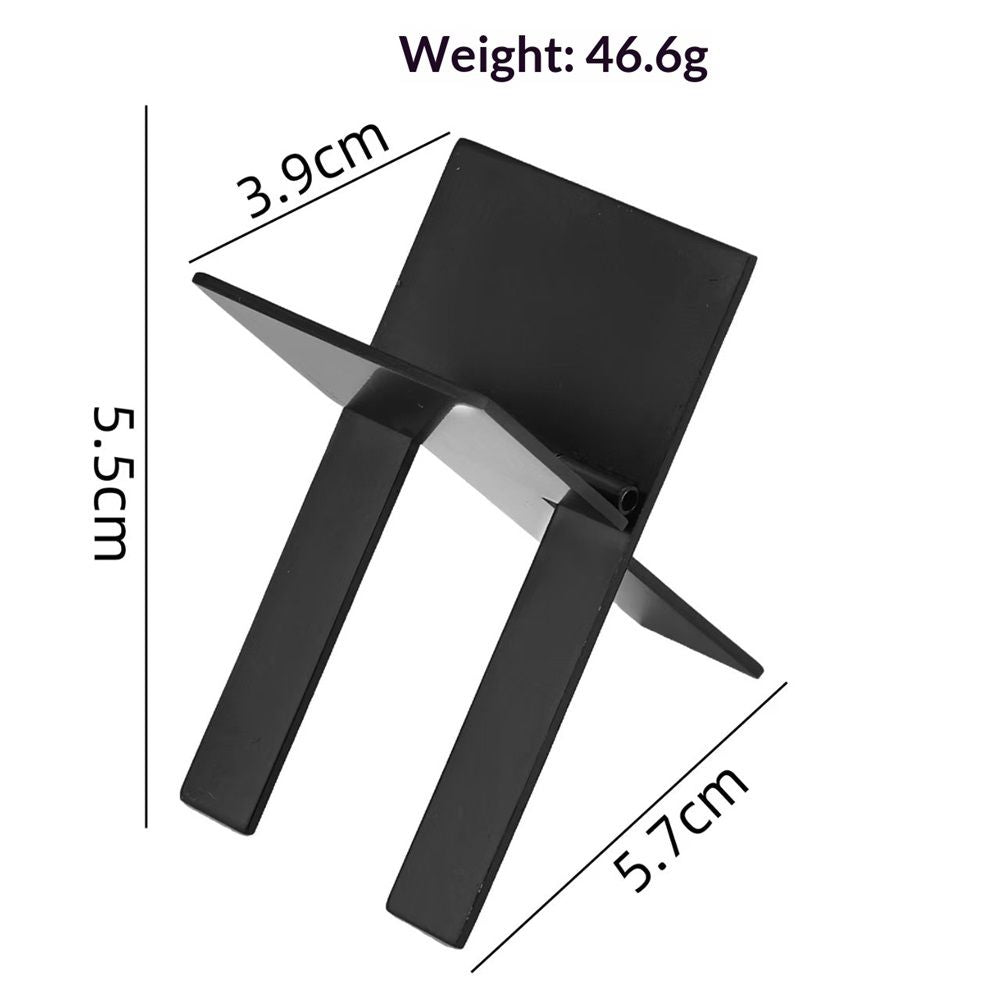 Folding Cigar Holder 4 Pcs, Portable Adjustable Mini Cigar Rack, Stainless Steel,Comes is a Great Gift for Cigar Lovers