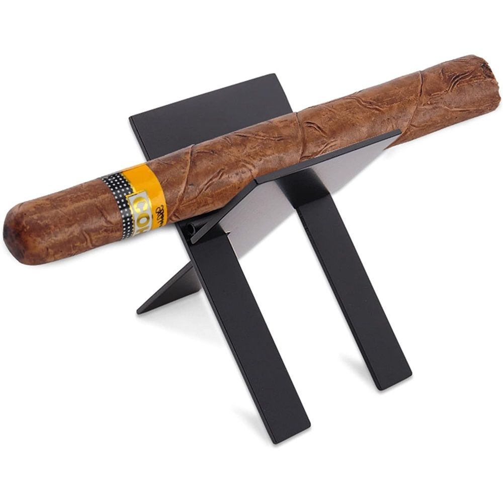 Folding Cigar Holder 4 Pcs, Portable Adjustable Mini Cigar Rack, Stainless Steel,Comes is a Great Gift for Cigar Lovers