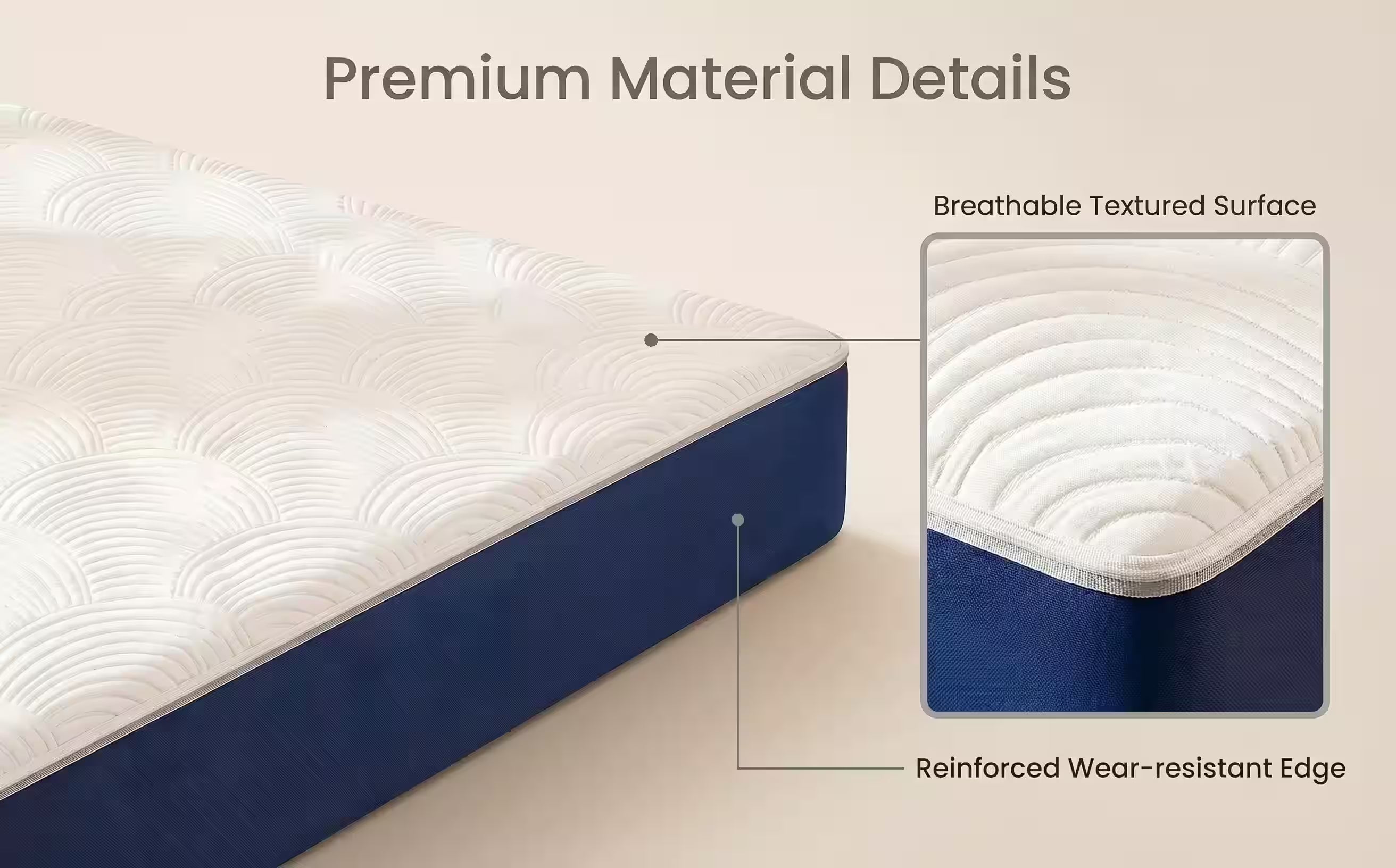Compressed Rolled Pocket Spring Mattress
