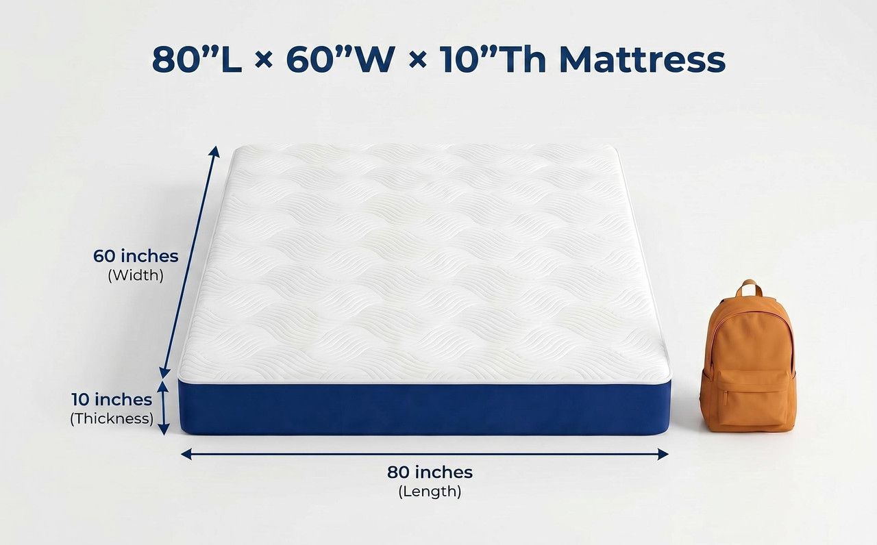 Compressed Rolled Pocket Spring Mattress