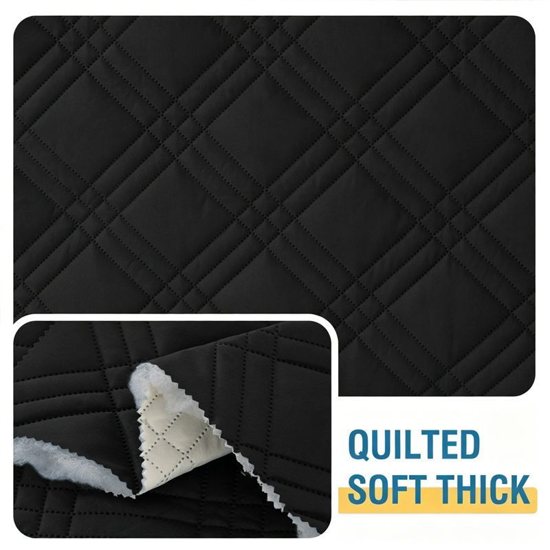 Electric Recliner Sofa Cover - Black