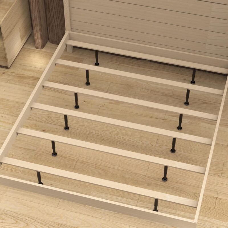 4 Pcs Legs of Furniture Reglables of 12 a Black, Bed Sofa, Chair Table, Coiffeuse Cadre of Bed Lattes Centrales of Bed for Sofa, 18 cm