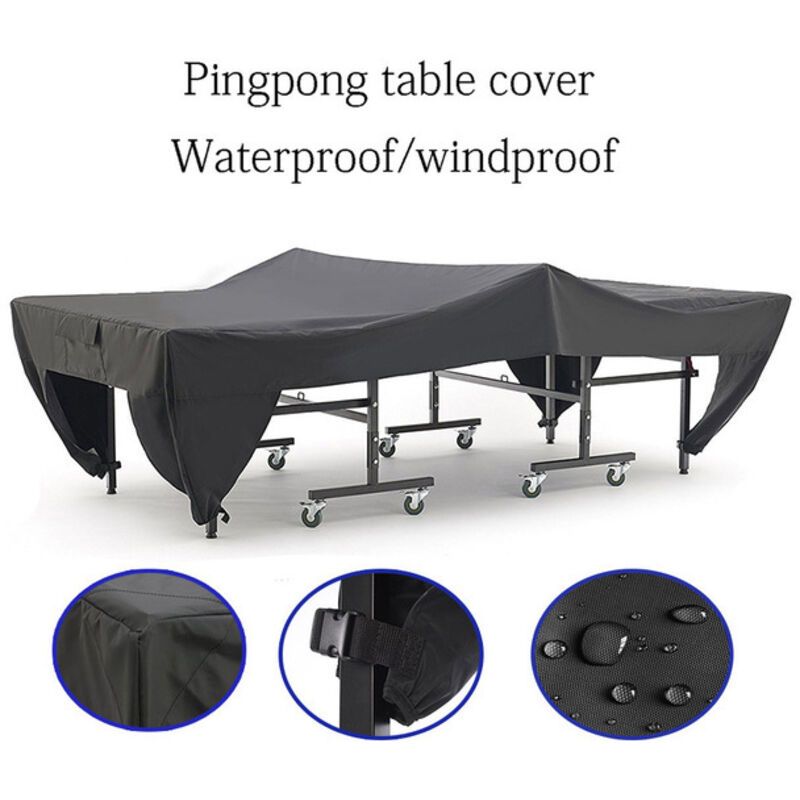 Garden Furniture Cover, Waterproof Dustproof Ping Pong Table Cover for Patio