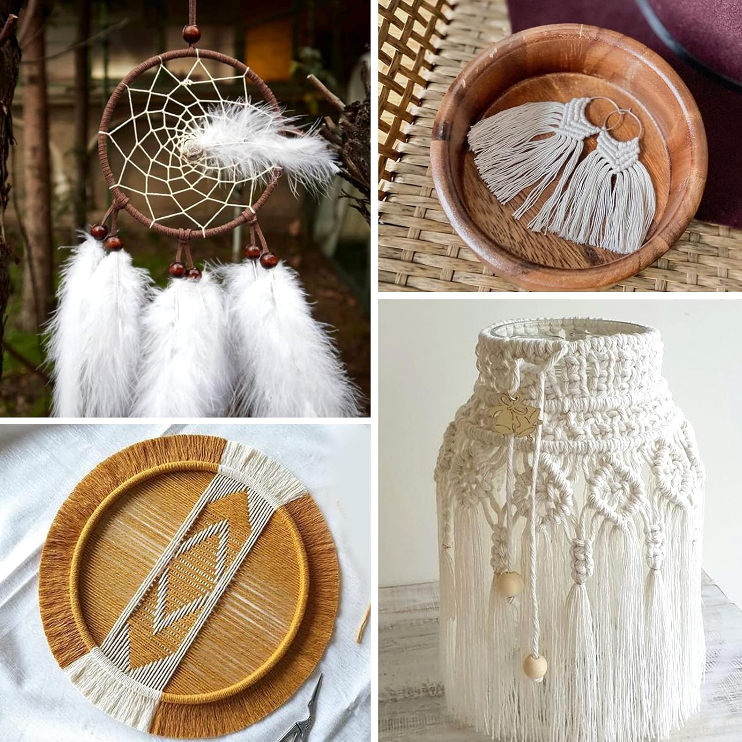 White Twine String and Beige Twine String