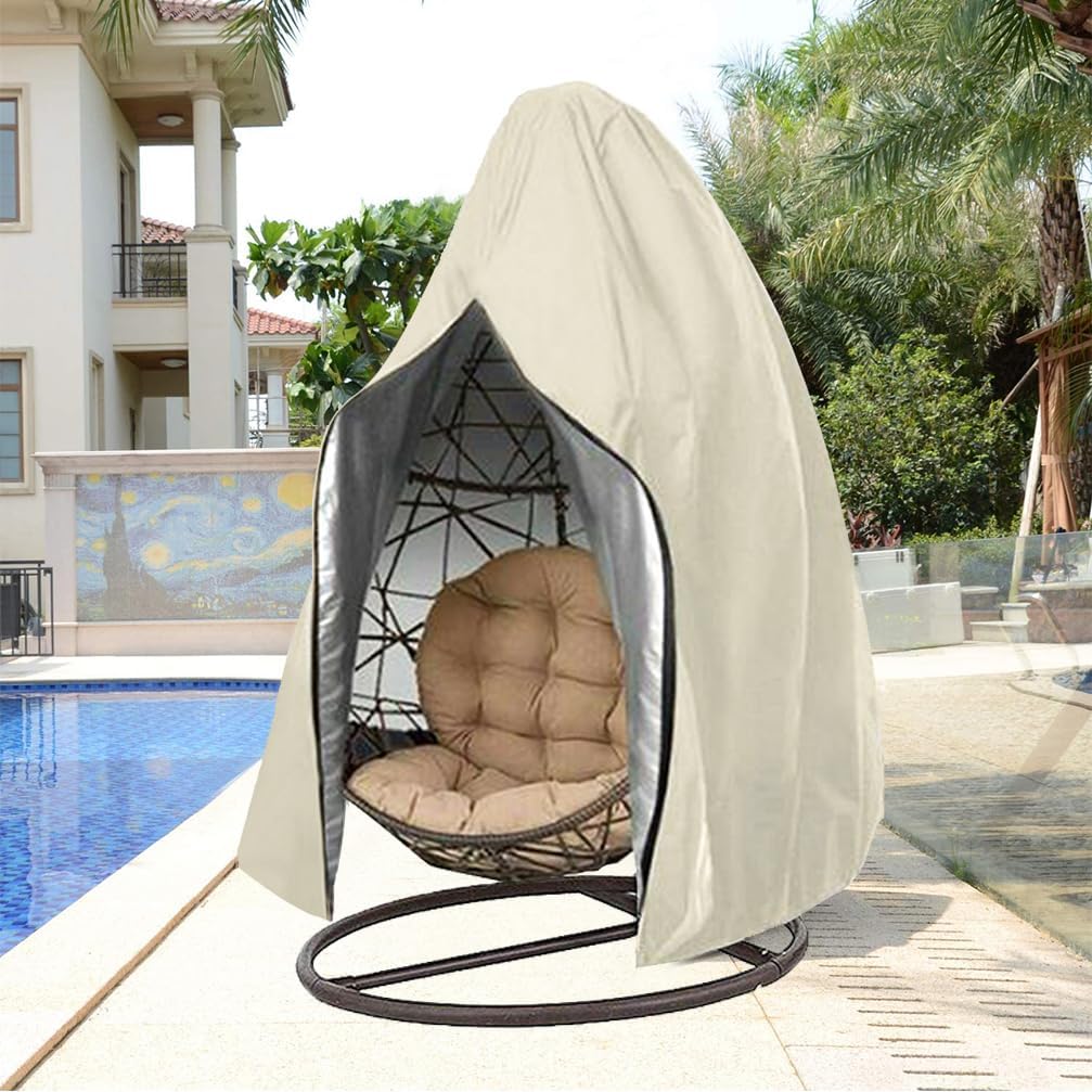 Garden Furniture Cover 115x190cm Waterproof Outdoor Furniture Protector Beige Patio Furniture Cover