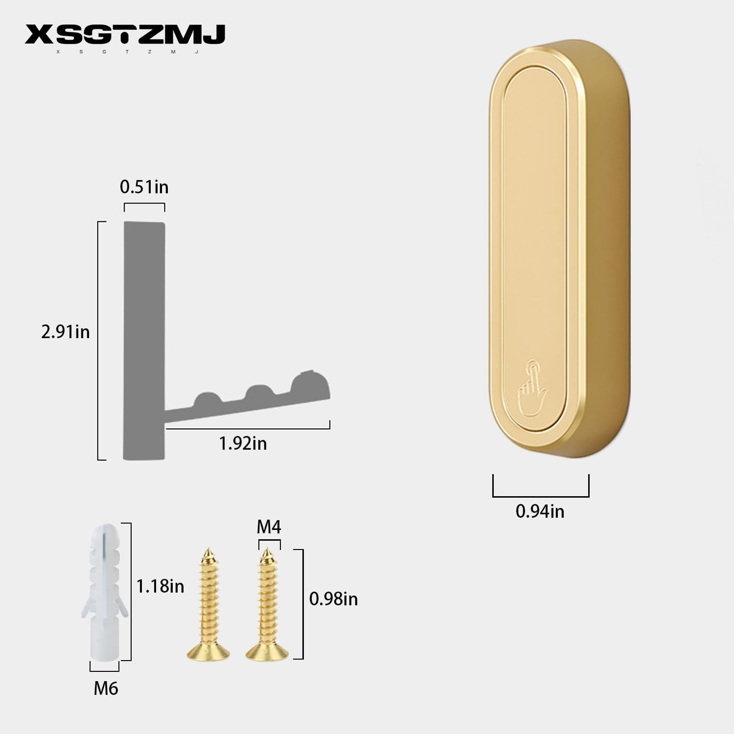4PCS Folding Coat Hooks, Heavy Duty Wall Hooks Made of Zinc Alloy, Foldable Gold Wall Hooks for Hanging Coats, Scarves, Hats, Bathrobes, Keys, Bags (Gold)