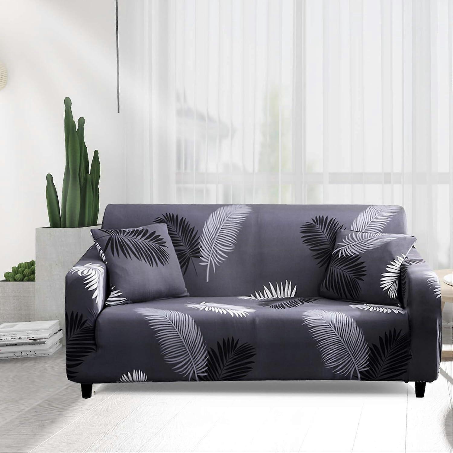3 Seater Sofa Cover with Armrests and 1 Cushion Cover Stretch Protector
