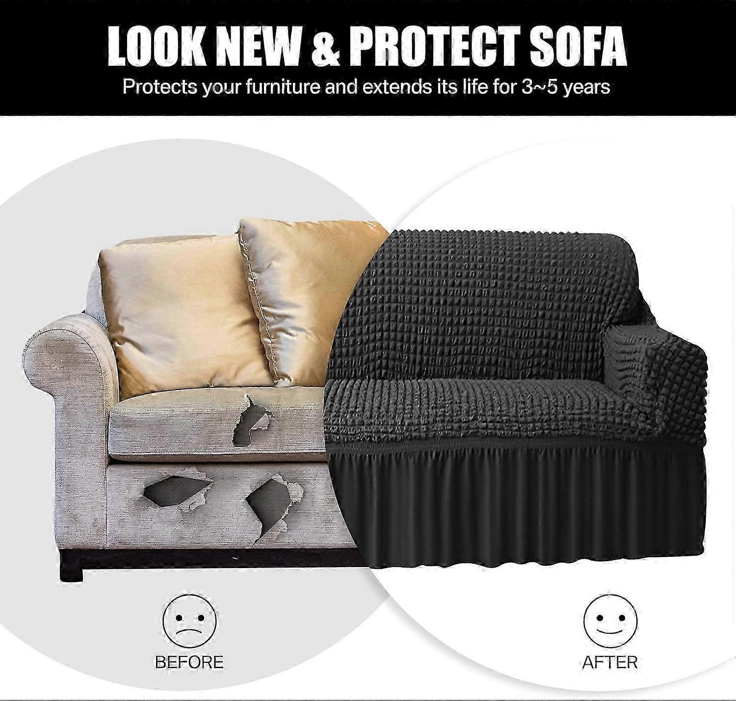 Elastic Non-Slip Sofa Cover Stretch Slipcover Couch Protector