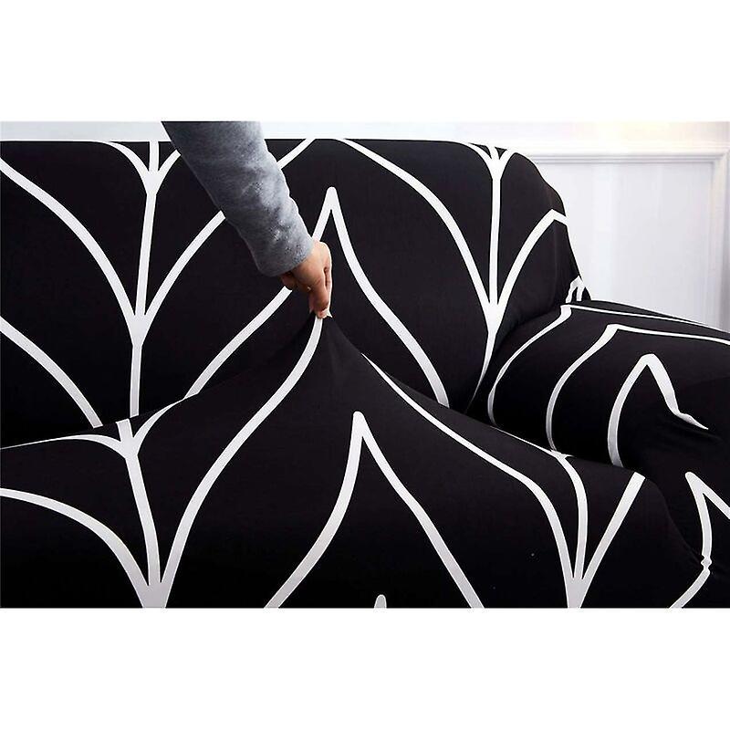 2 Seater Stretch Sofa Cover with Armrests 145-185cm