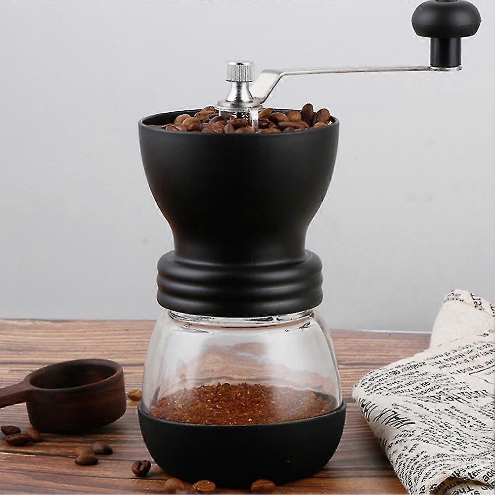 Ceramic Bean Coffee Grinder - Kitchen Manual Grinder with Compact Design