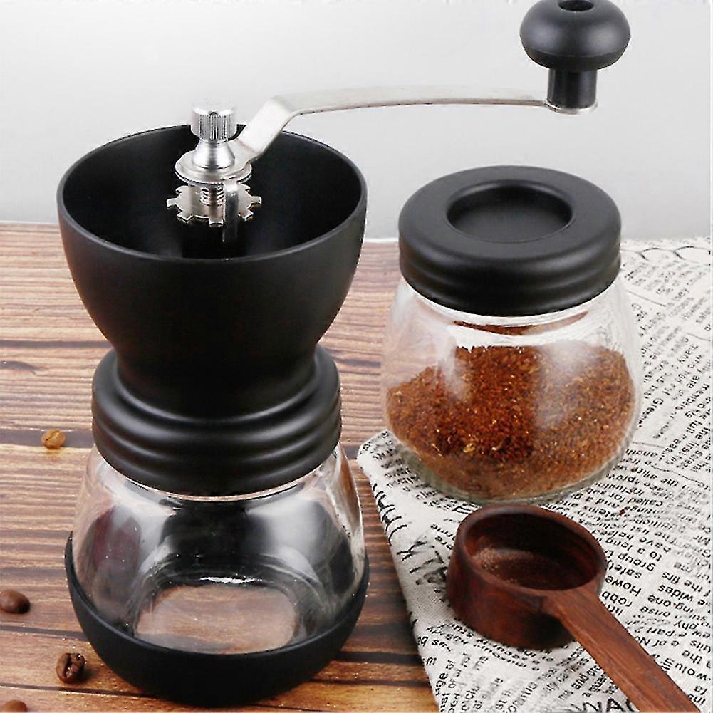 Ceramic Bean Coffee Grinder - Kitchen Manual Grinder with Compact Design