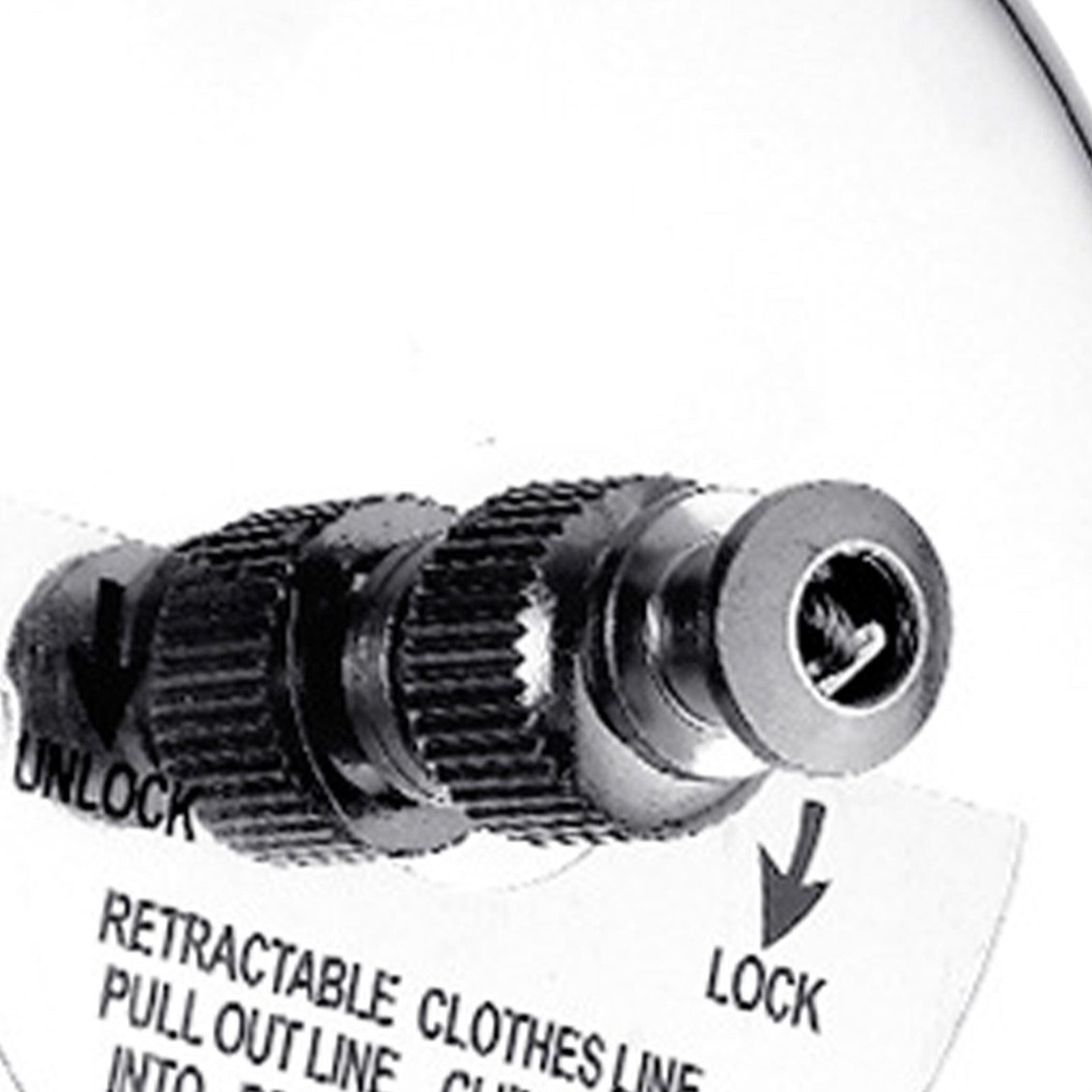 Retractable Clothesline 2.8m Stainless Steel Strong Bearing Rust Corrosion Resistant Telescopic Clothes Drying Line