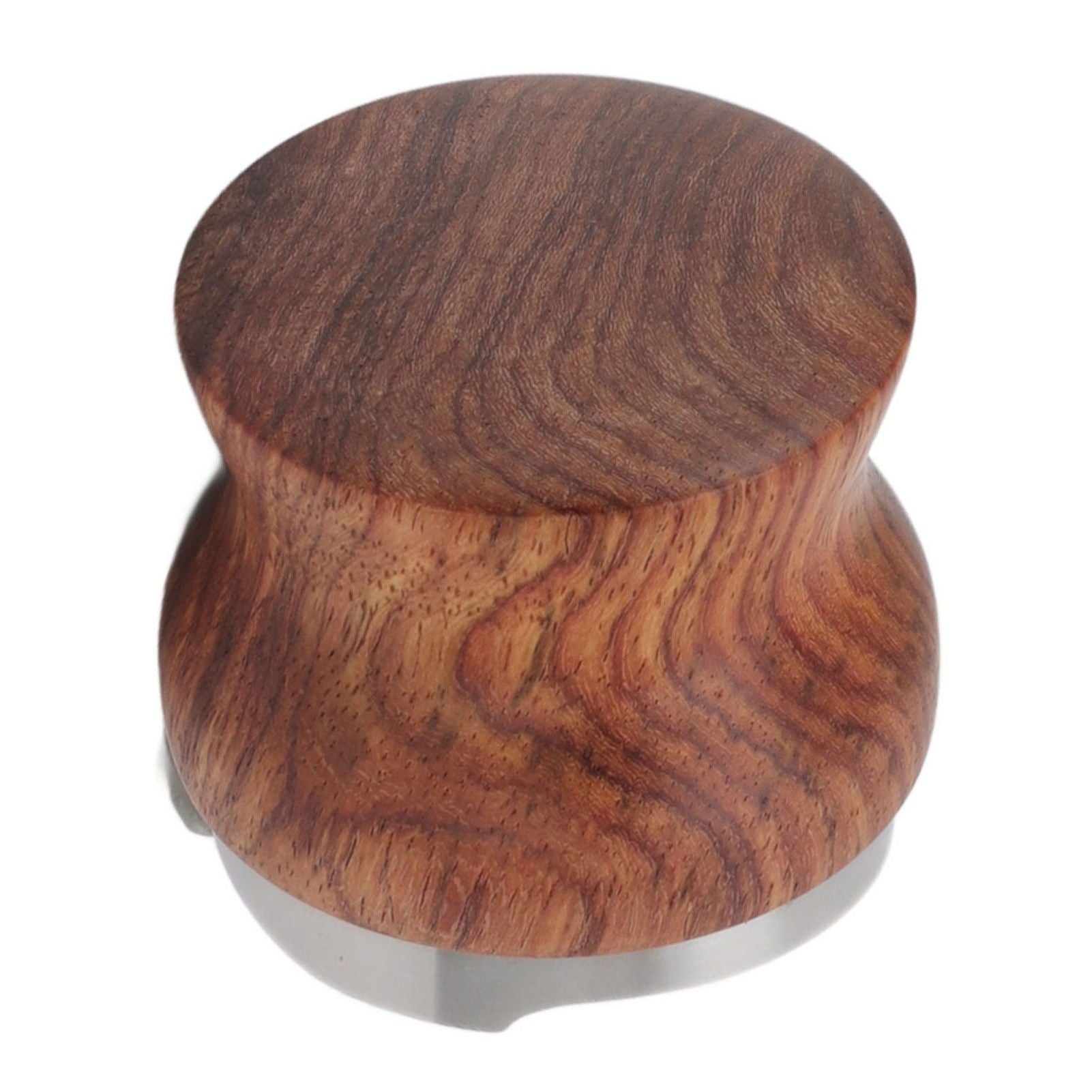 Coffee Distributor Stainless Steel Rosewood Coffee Tamper Leveler for Coffee Accessories 53mm / 2.1in