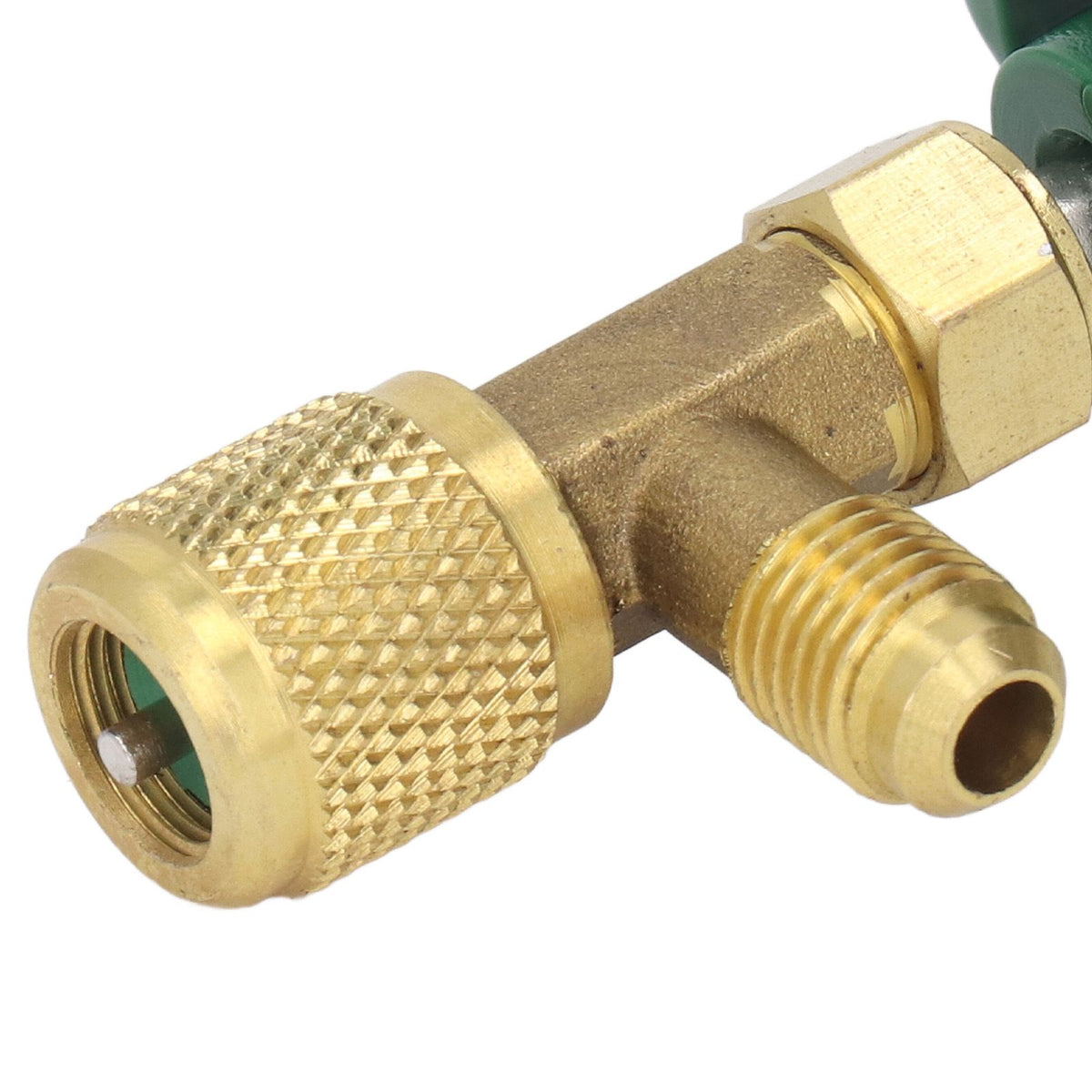 Air Conditioning Refrigerant Valve Copper ABS Leak Proof