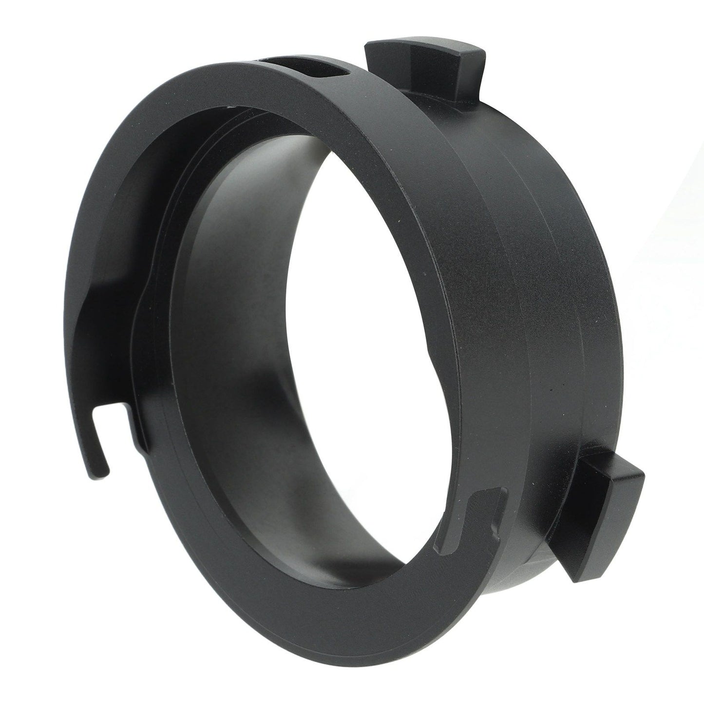 Coffee Powder Ring 51mm Aluminium Alloy Hands Free Dosing Funnel For Delonghi 9 Series 9335 9155 9355 9665 Black