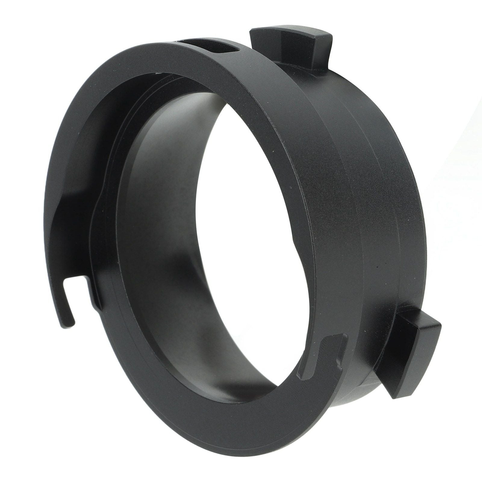 Coffee Powder Ring 51mm Aluminium Alloy Hands Free Dosing Funnel For Delonghi 9 Series 9335 9155 9355 9665 Black