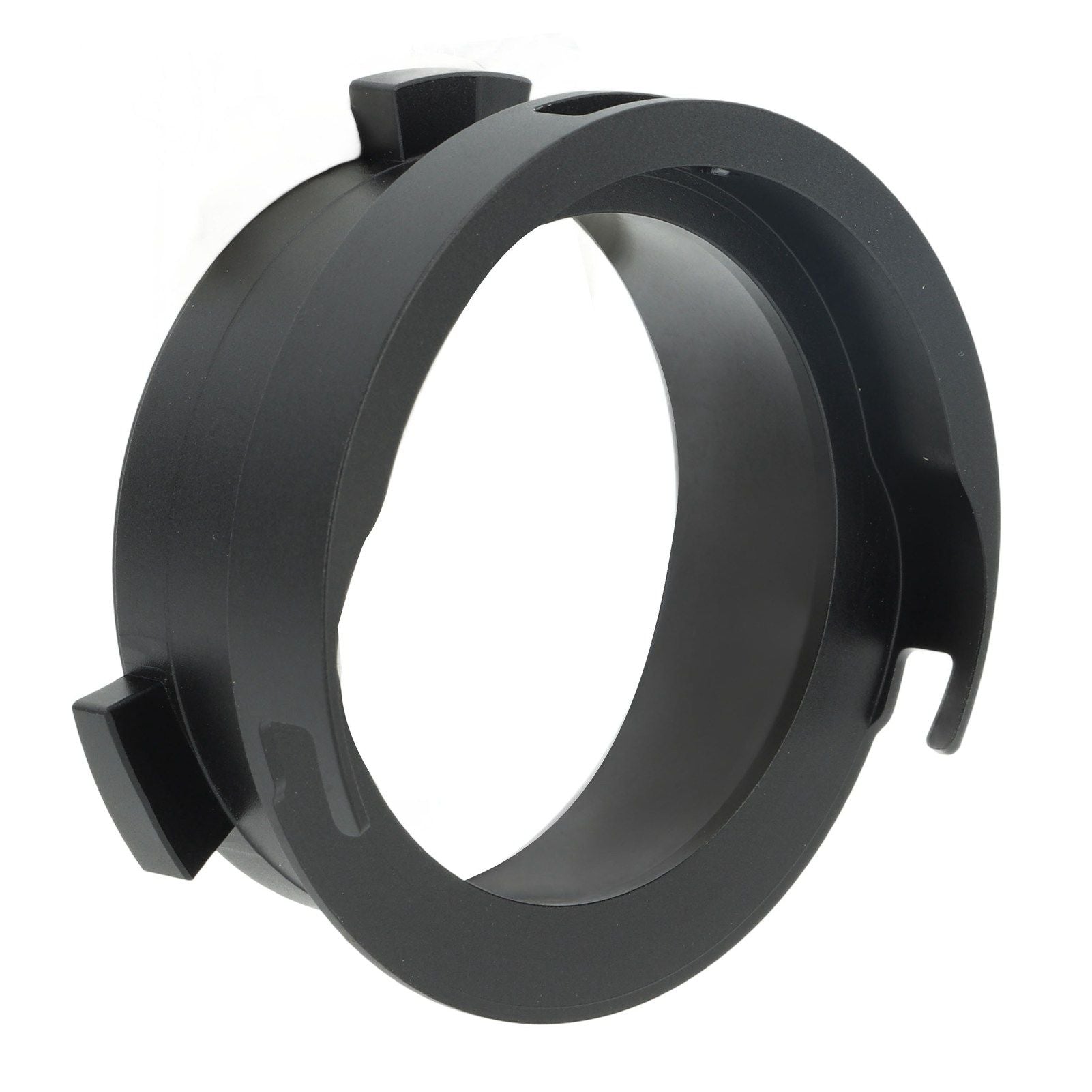 Coffee Powder Ring 51mm Aluminium Alloy Hands Free Dosing Funnel For Delonghi 9 Series 9335 9155 9355 9665 Black