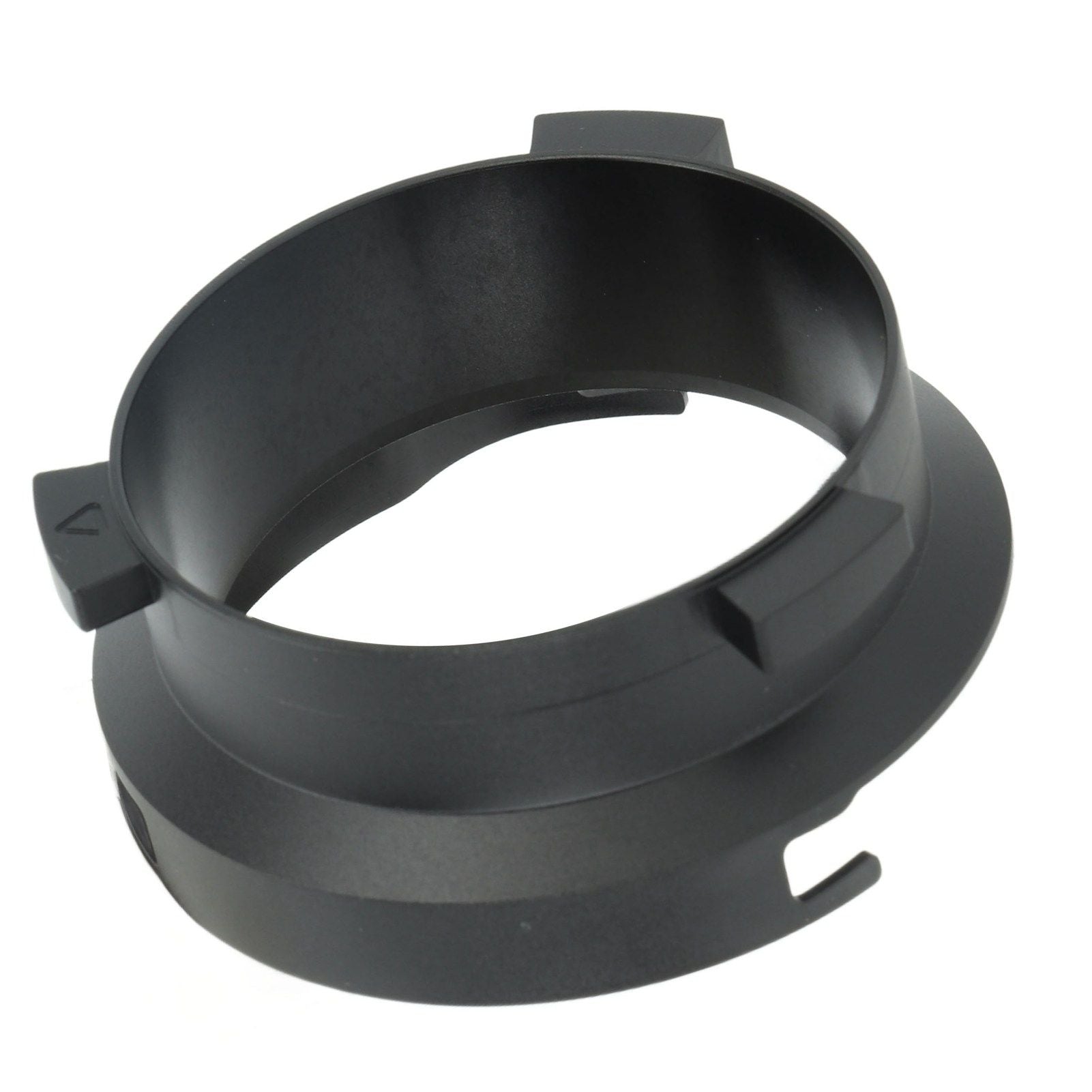 Coffee Powder Ring 51mm Aluminium Alloy Hands Free Dosing Funnel For Delonghi 9 Series 9335 9155 9355 9665 Black