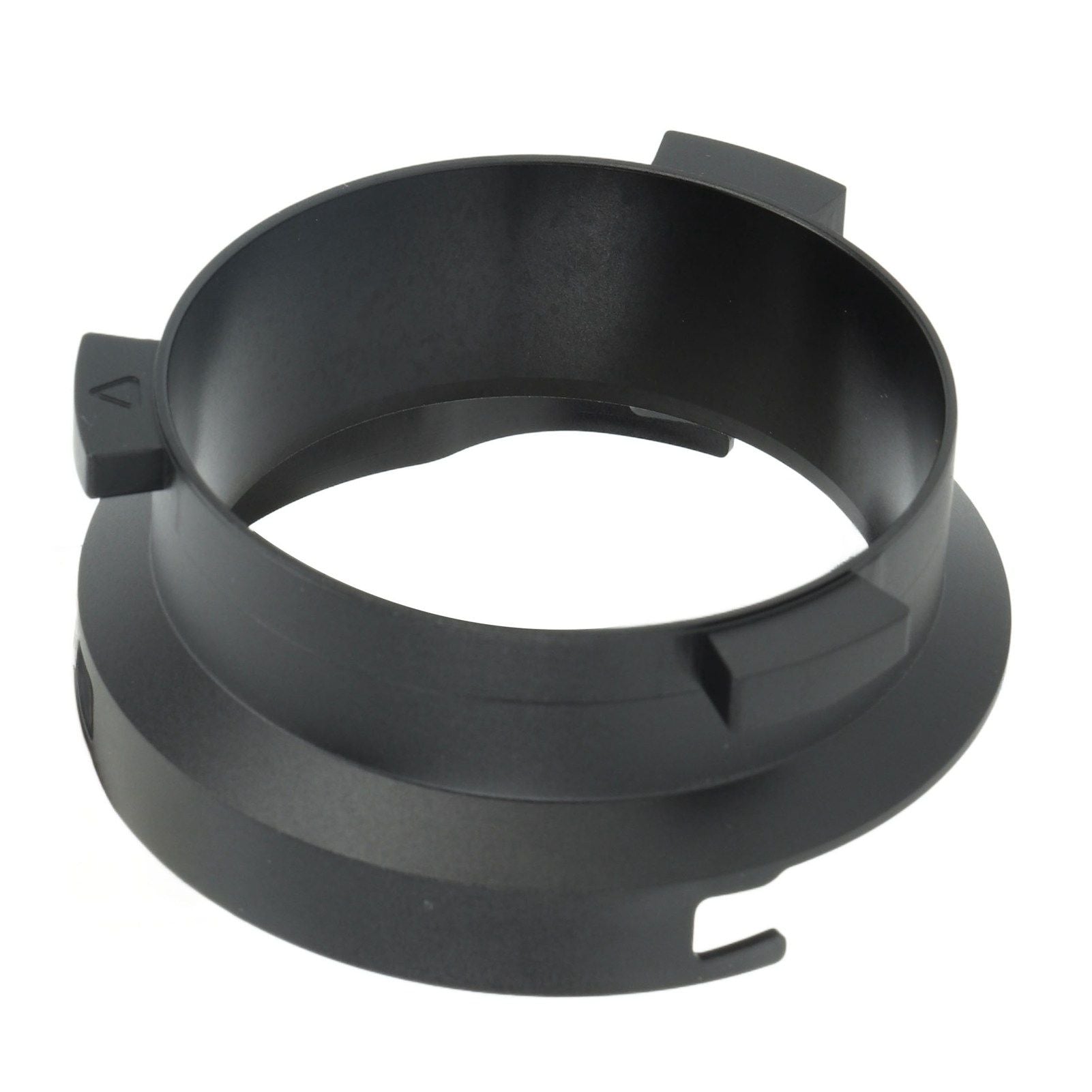 Coffee Powder Ring 51mm Aluminium Alloy Hands Free Dosing Funnel For Delonghi 9 Series 9335 9155 9355 9665 Black