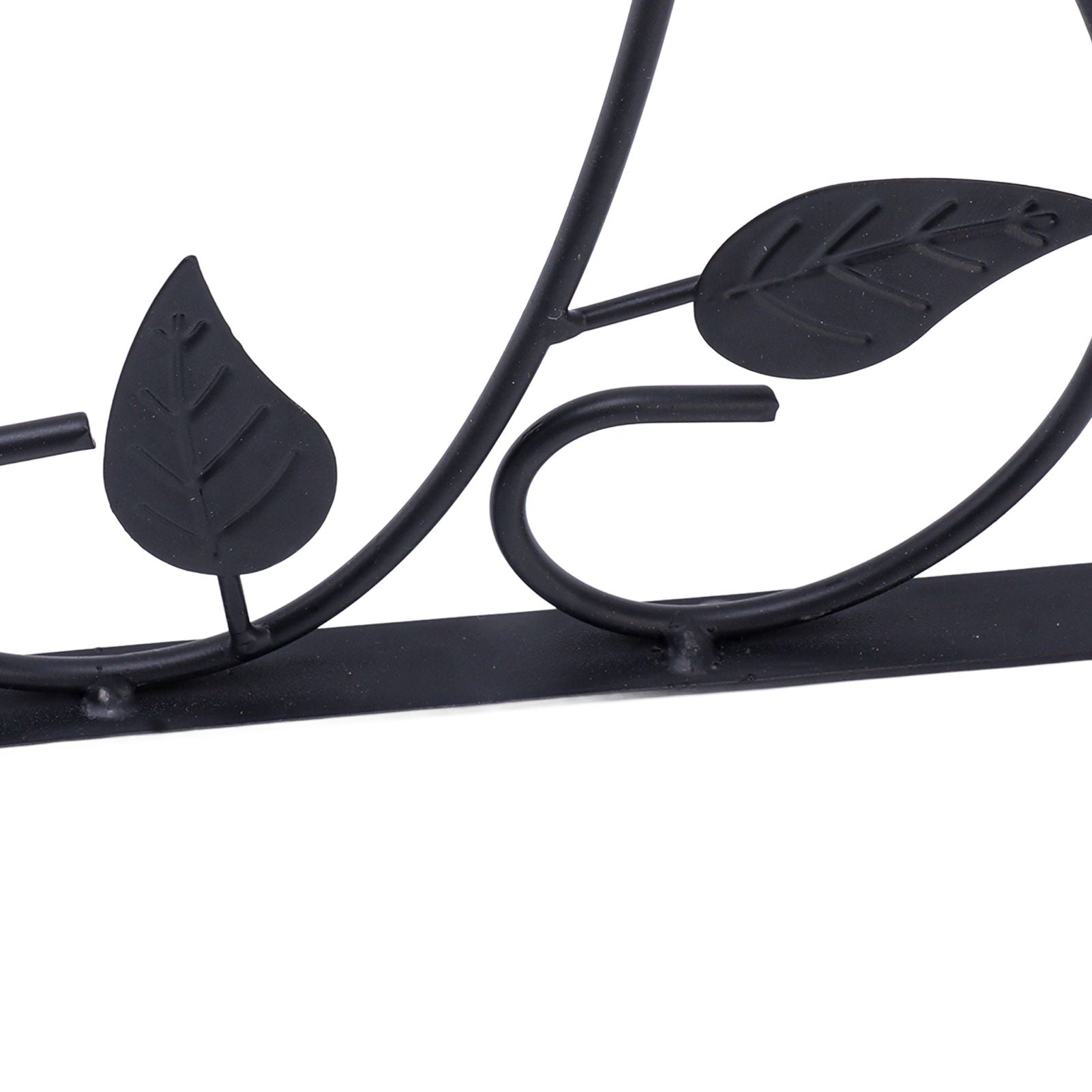 2pcs Hanging Plant Bracket Heavy Duty Rust Resistant Durable Iron Art Outdoor Planter Hanger Hooks Black