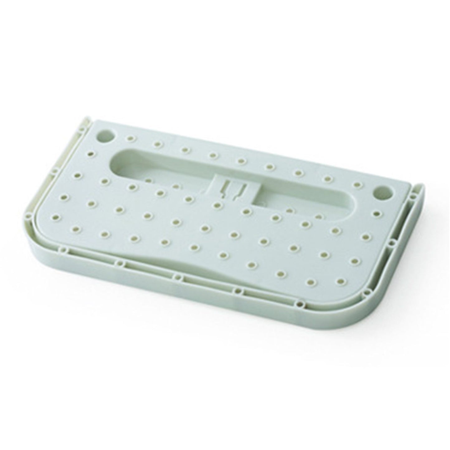 Wall Mounted Shoes Rack Adhesive Foldable Space Saving PP Door Shoe Hanger for Bathroom Blue Free Size