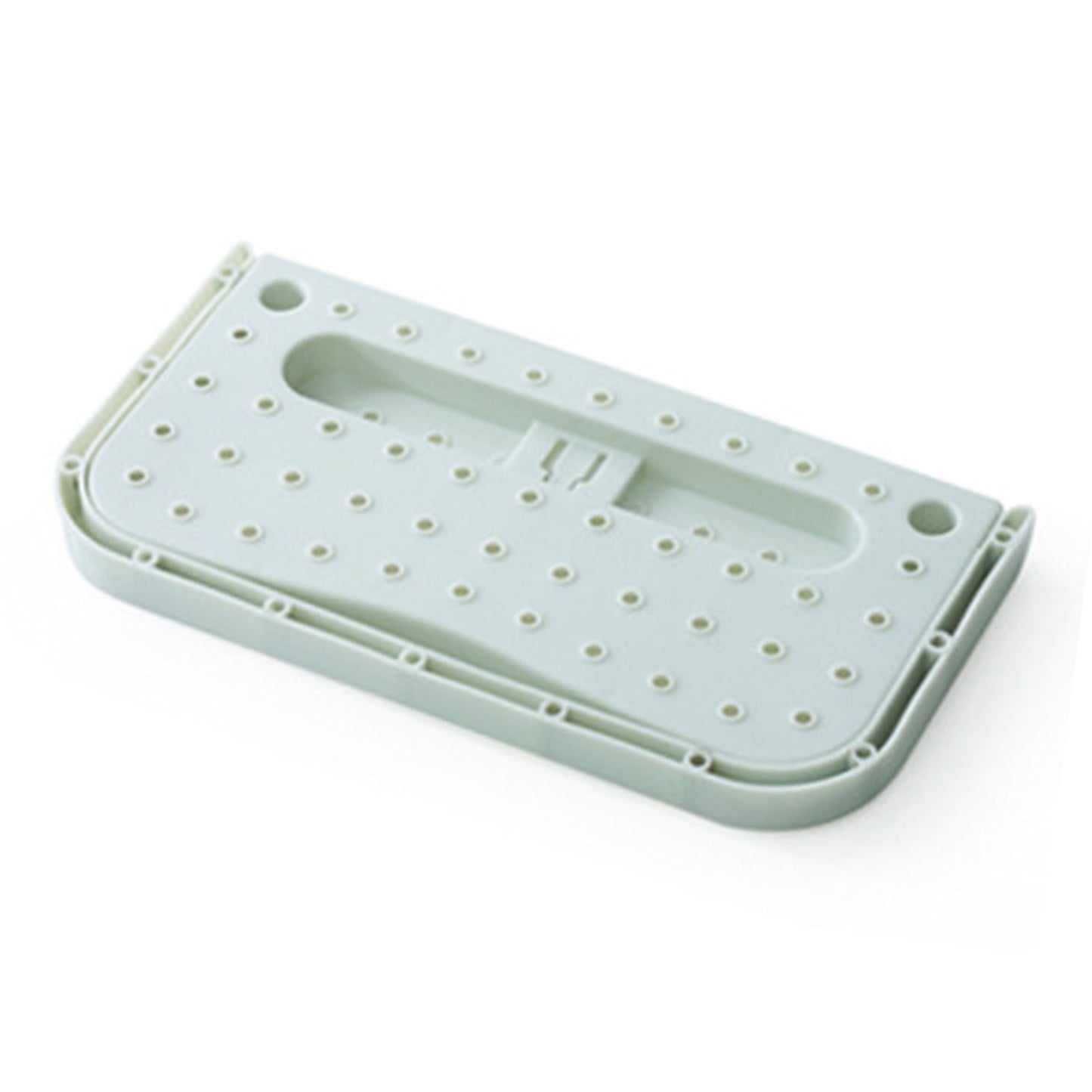 Wall Mounted Shoes Rack Adhesive Foldable Space Saving PP Door Shoe Hanger for Bathroom Blue Free Size