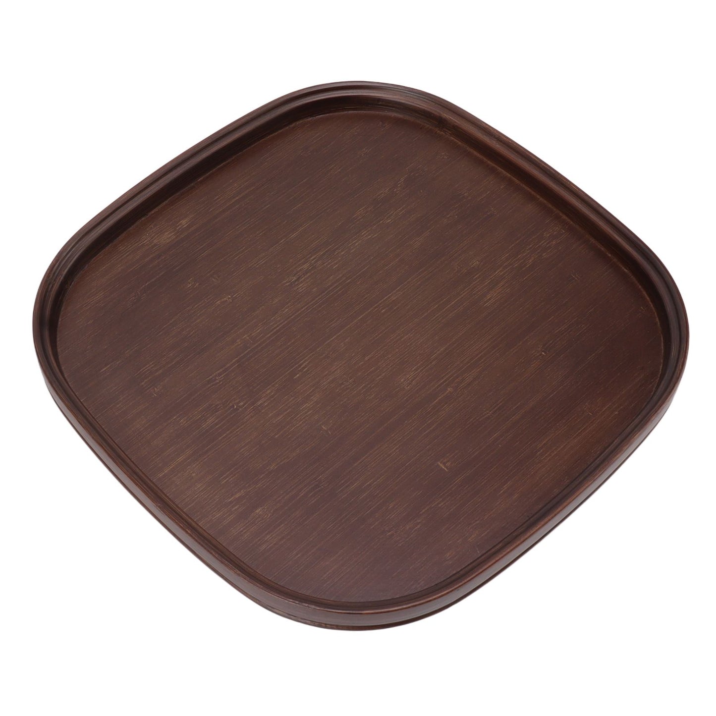 Tea Tray Bamboo Teaboard Refreshment Dried Fruit Teacup Serving Plate Walnut Wood Color L