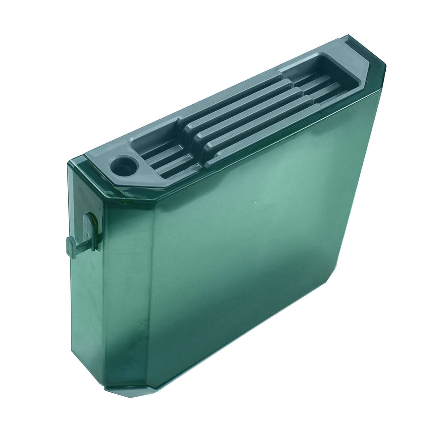 Kitchen Knife Holder Transparent PET Wall Mounted Storage Block Tools Hanging Rack Holder Shelf Green