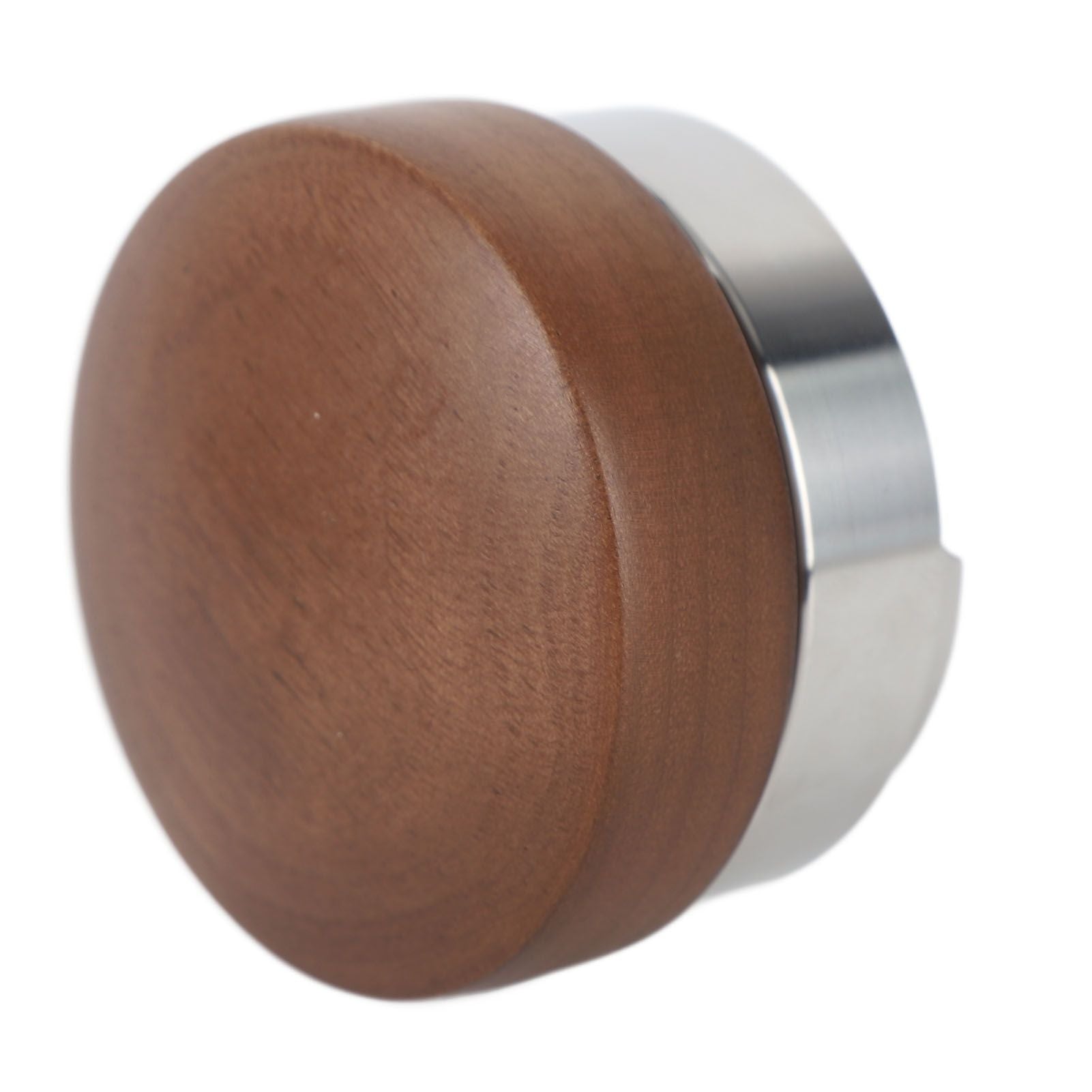 58mm Coffee Distributor Tamper Adjustable Depth Coffee Leveler Coffee Distribution Tool With Walnut Wood Handle