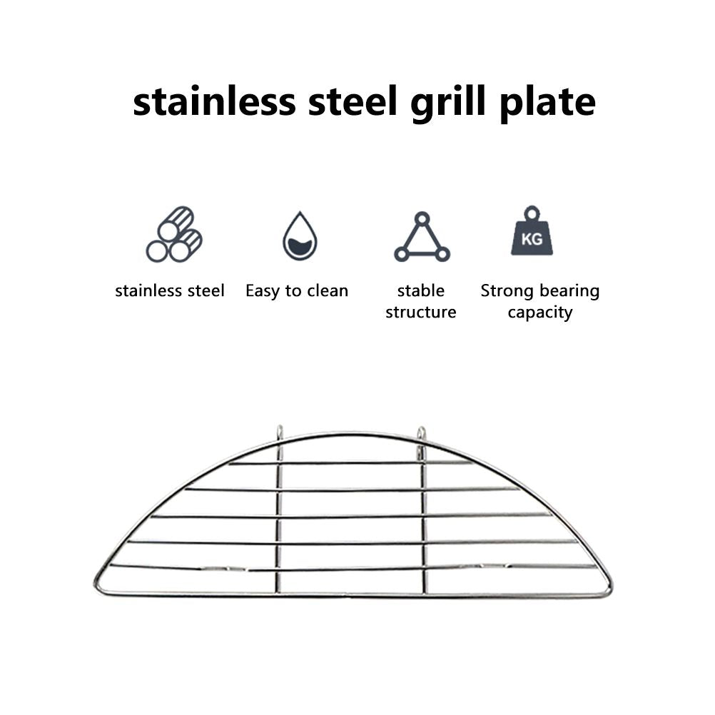 Small Half Round Cooling Rack 304 Stainless Steel Grill Rack Food Cooling Rack Food Strainers Anti Scorching Grill Racks