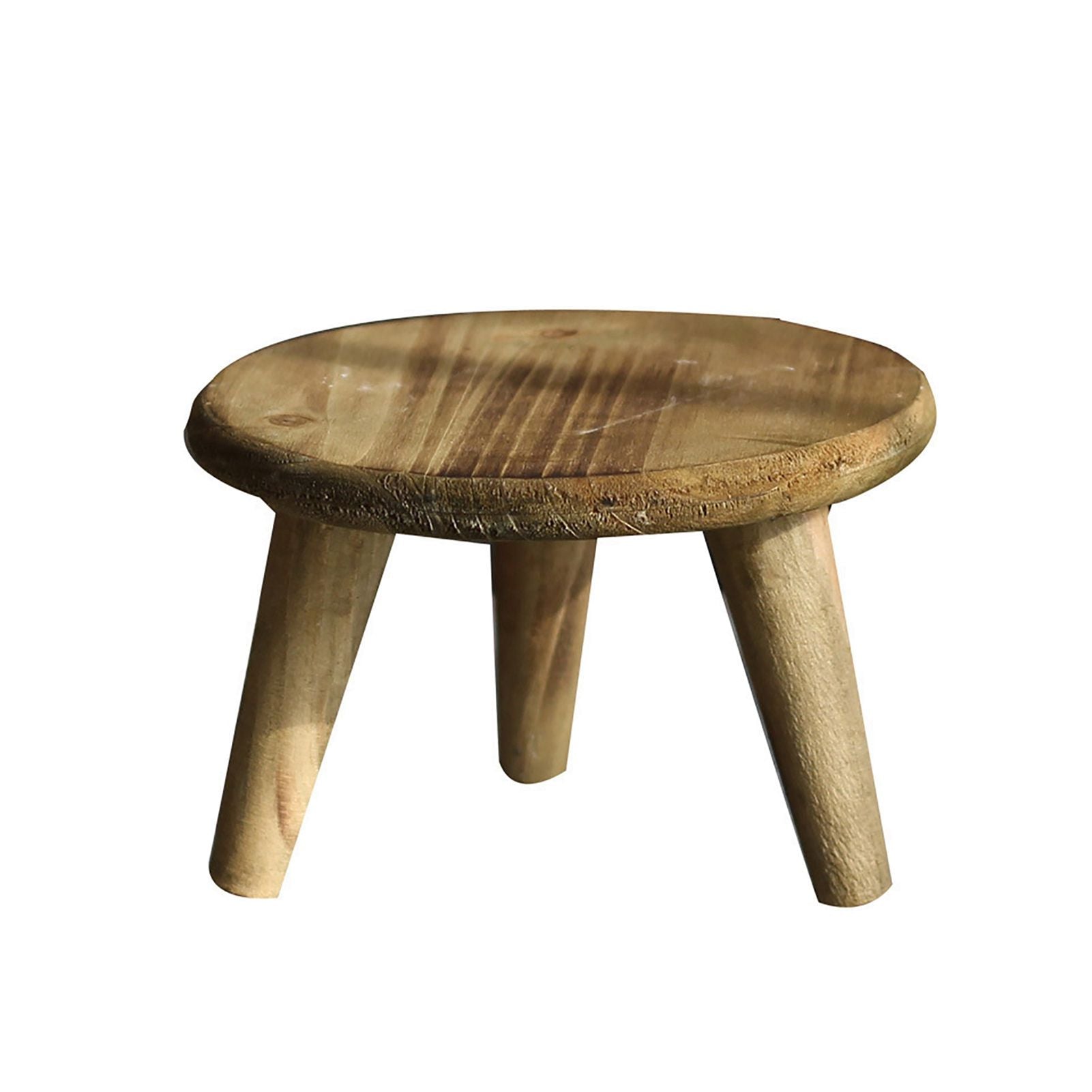 Desktop Decorative Storage Stool Balcony Flower Rack Wooden Flower Pot Stand Garden Ornaments Sundry Shooting Props