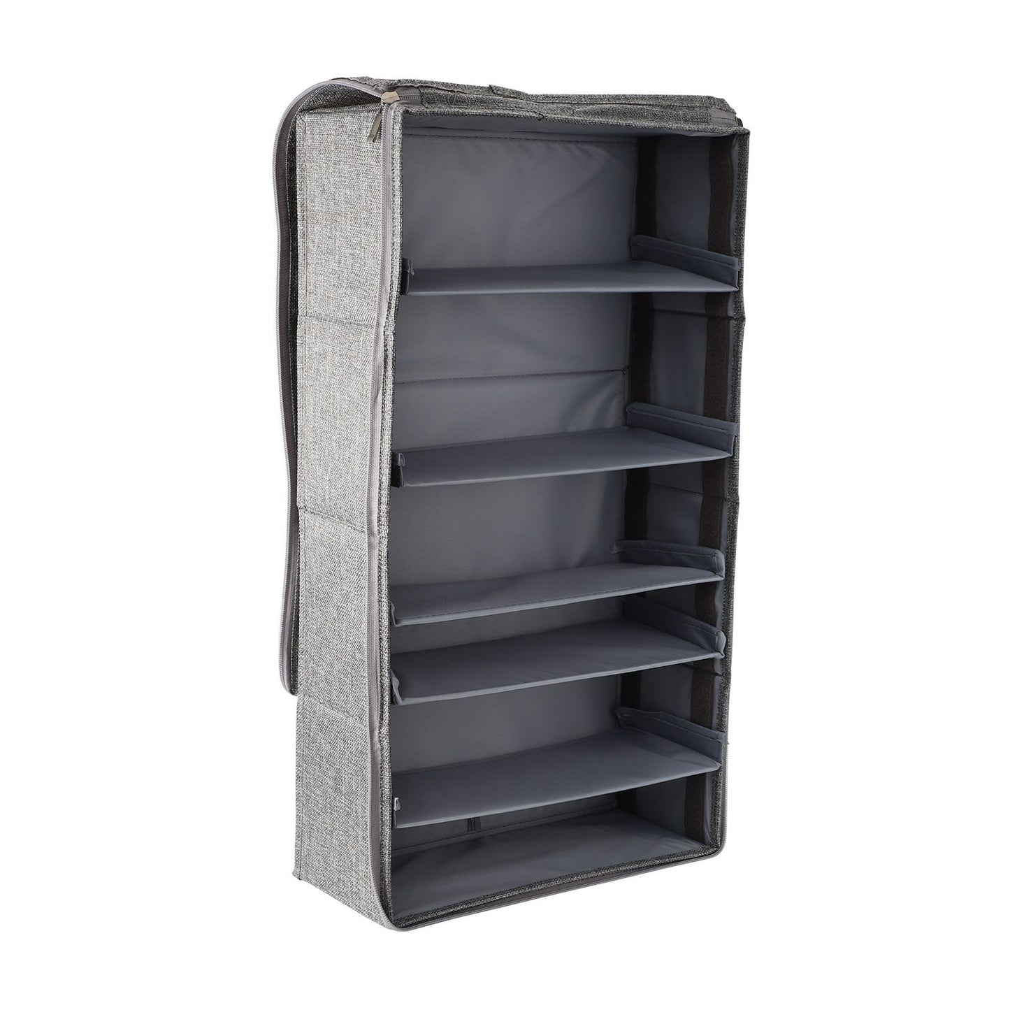 Washable Cotton Linen Six Grid Shoe Box