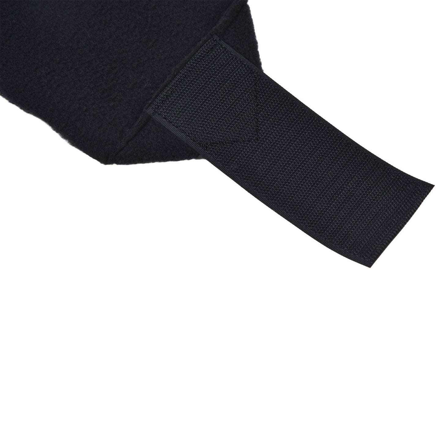 4Pcs Horse Leg Warp Self Adhesive Breathable Wear Resistant Animal Leg Bandage for Cows Horses Black