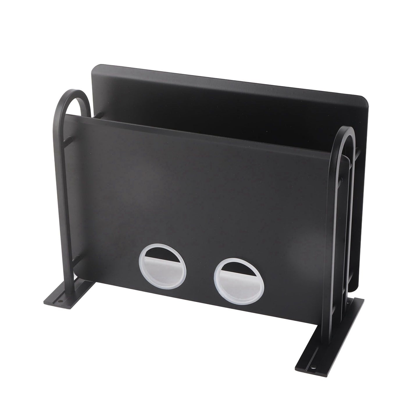 Double Layer Floating Wall Shelf TV Box Shelf Wall Mounted Router DVD Cable Box Shelf for Household