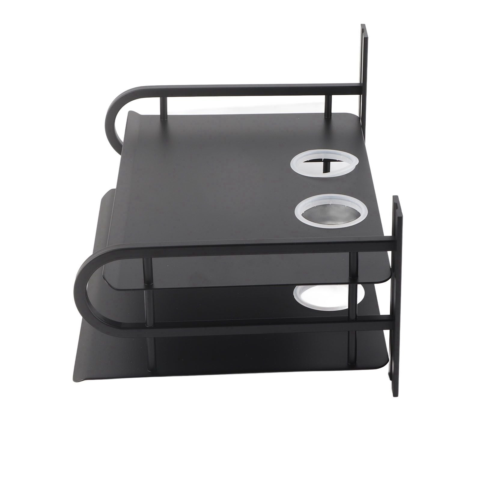 Double Layer Floating Wall Shelf TV Box Shelf Wall Mounted Router DVD Cable Box Shelf for Household