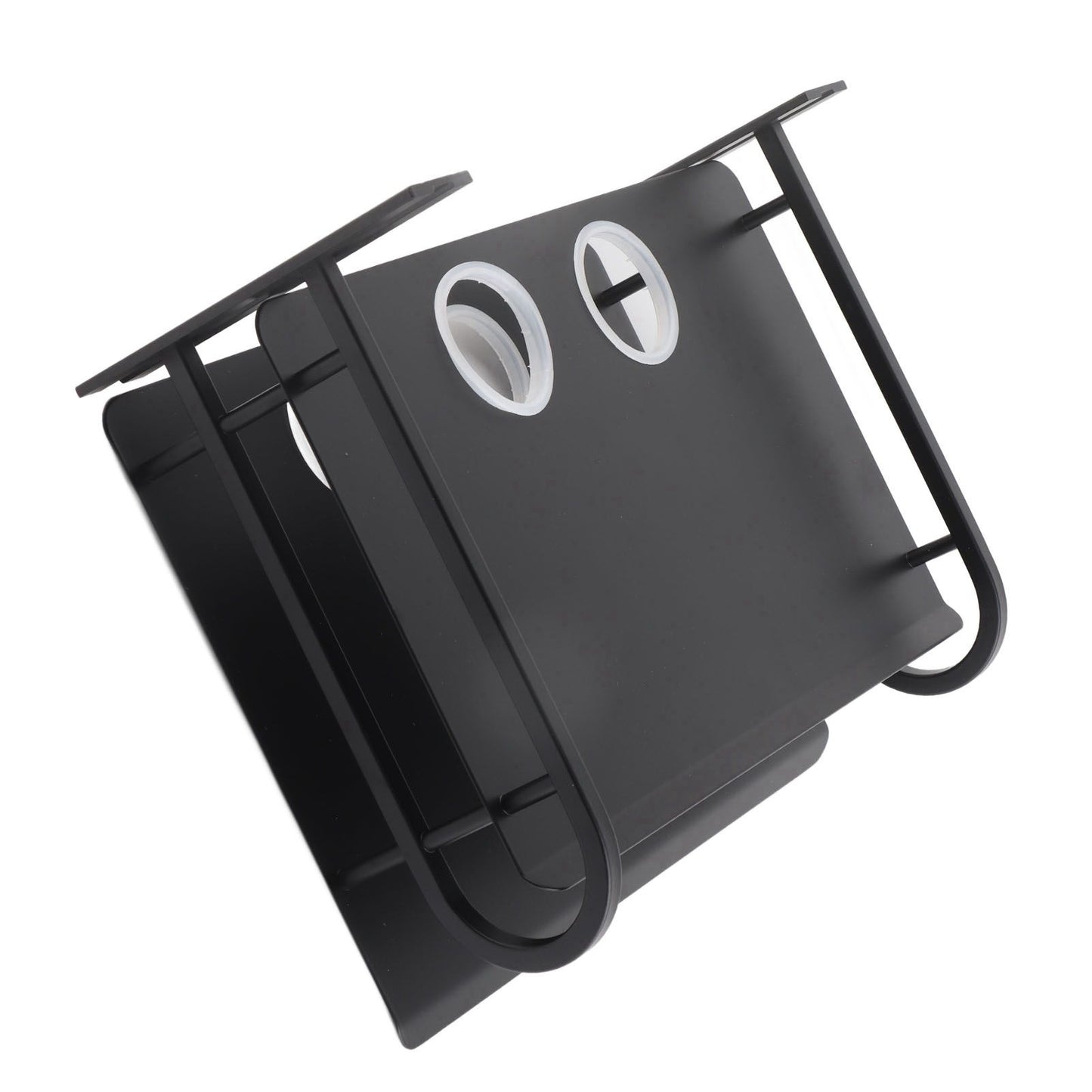 Double Layer Floating Wall Shelf TV Box Shelf Wall Mounted Router DVD Cable Box Shelf for Household