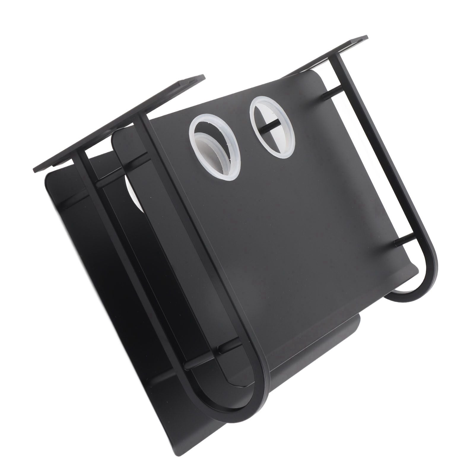 Double Layer Floating Wall Shelf TV Box Shelf Wall Mounted Router DVD Cable Box Shelf for Household