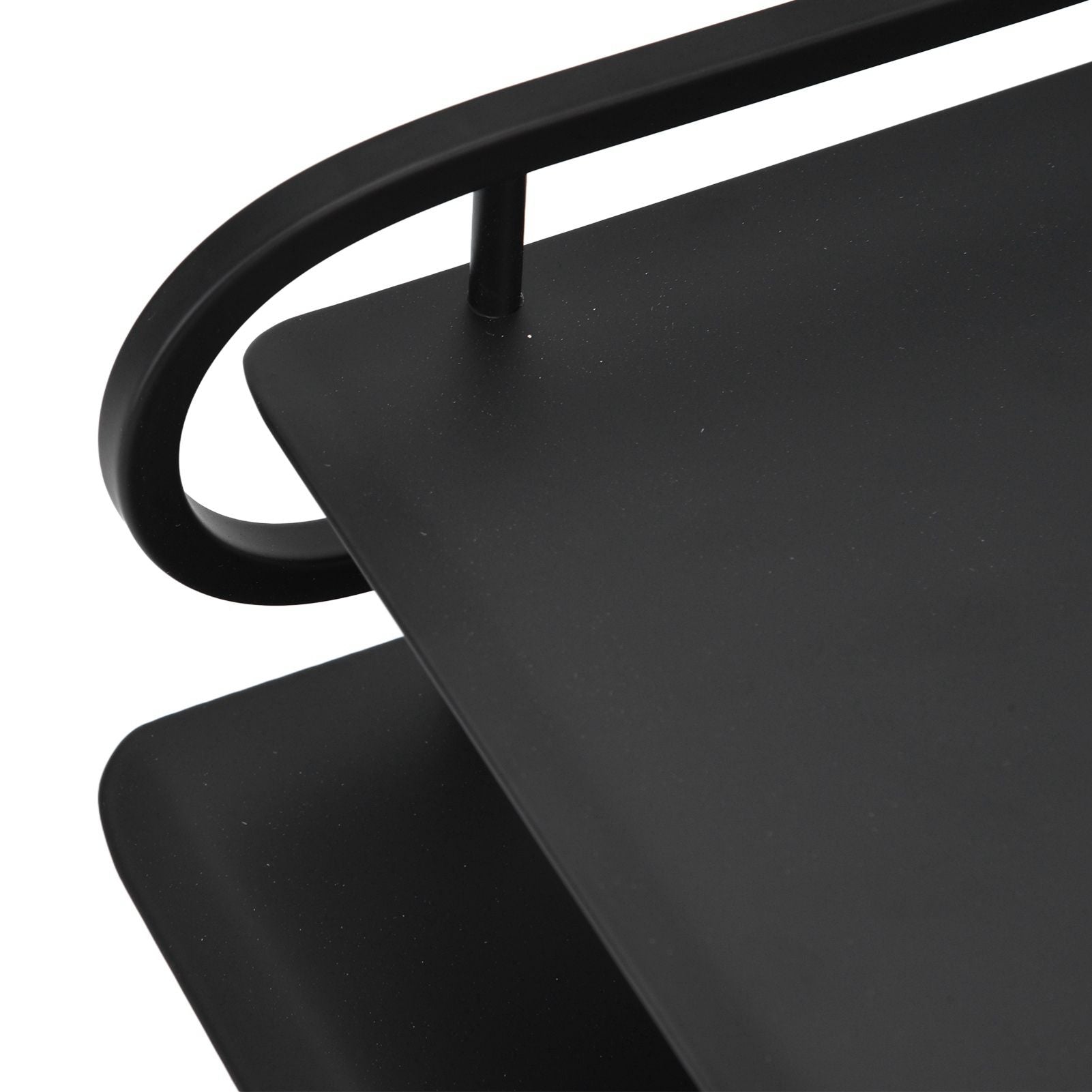 Double Layer Floating Wall Shelf TV Box Shelf Wall Mounted Router DVD Cable Box Shelf for Household